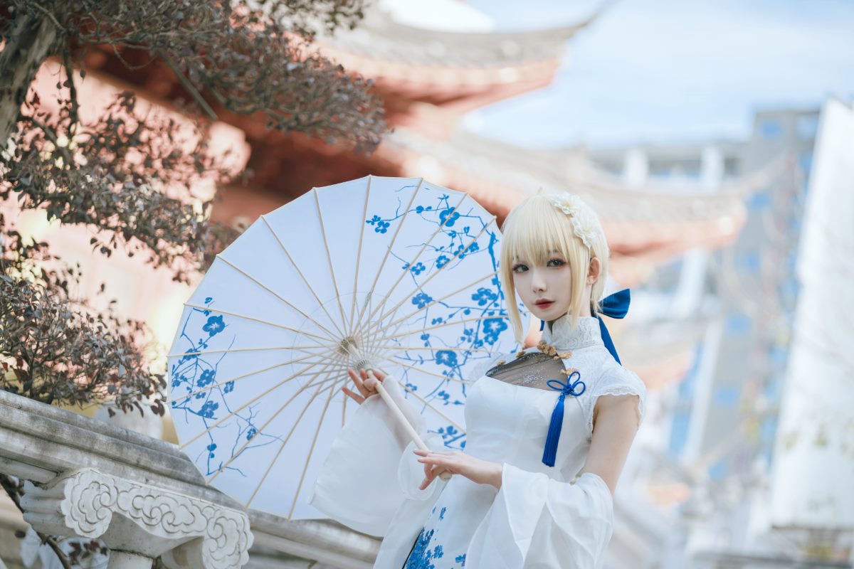 Coser@封疆疆v Vol 004 saber 旗袍 0004