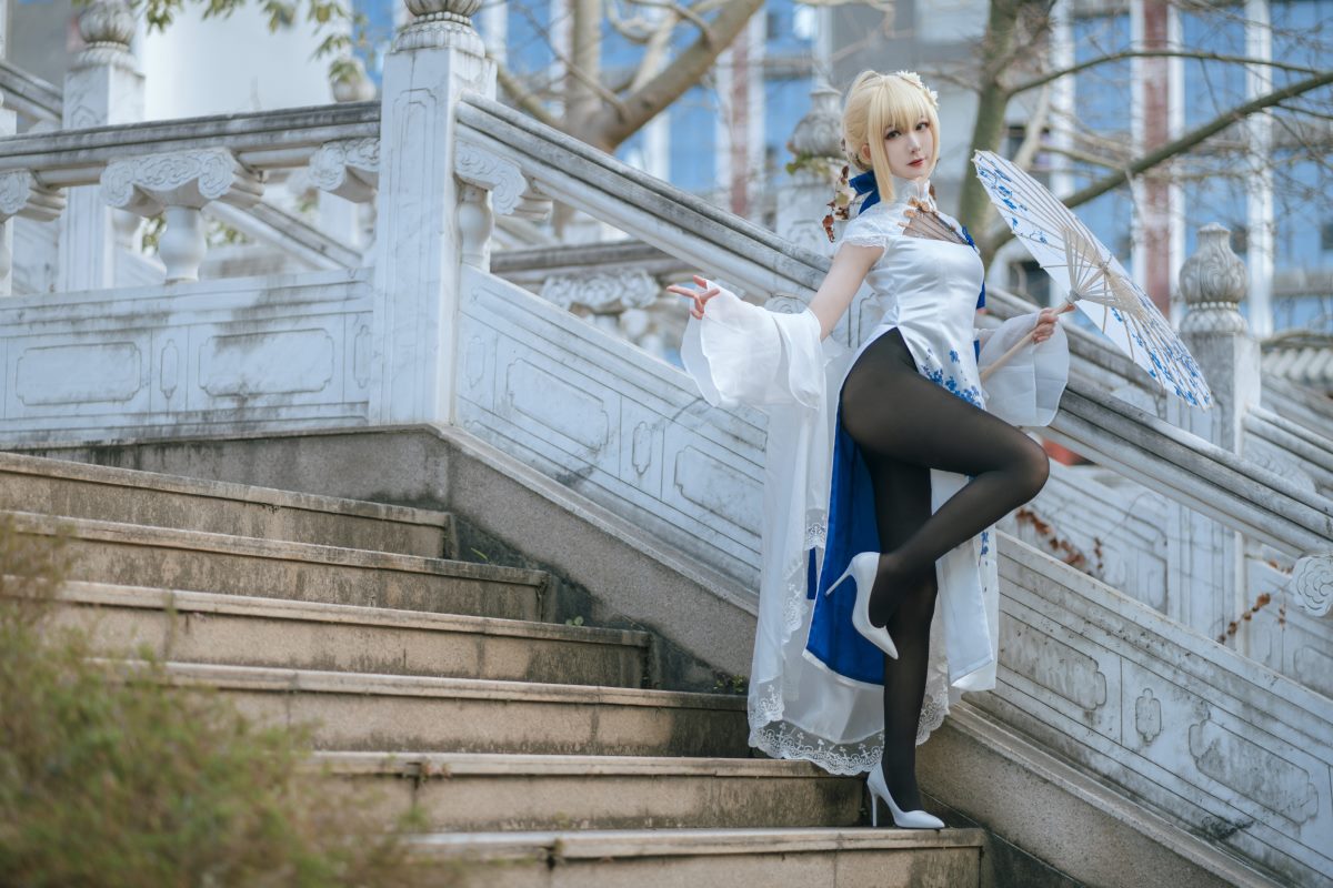 Coser@封疆疆v Vol 004 saber 旗袍 0008