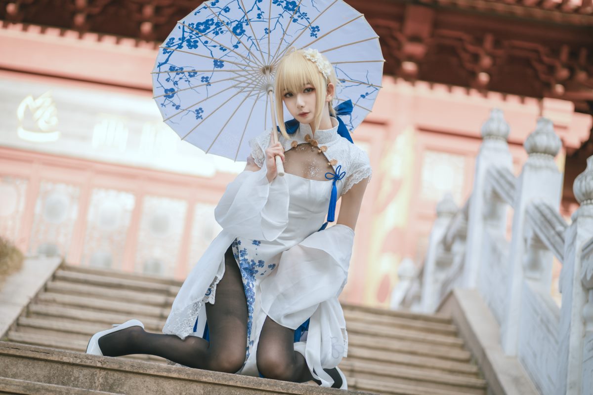 Coser@封疆疆v Vol 004 saber 旗袍 0022