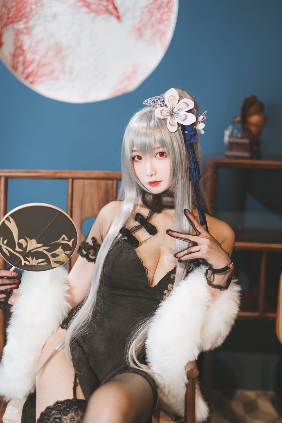 Coser@封疆疆v Vol 006 路易九世旗袍 0003