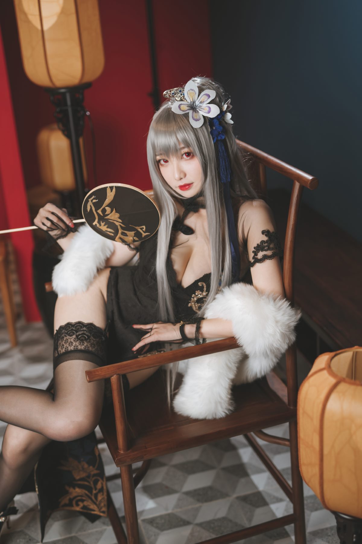 Coser@封疆疆v Vol 006 路易九世旗袍 0013