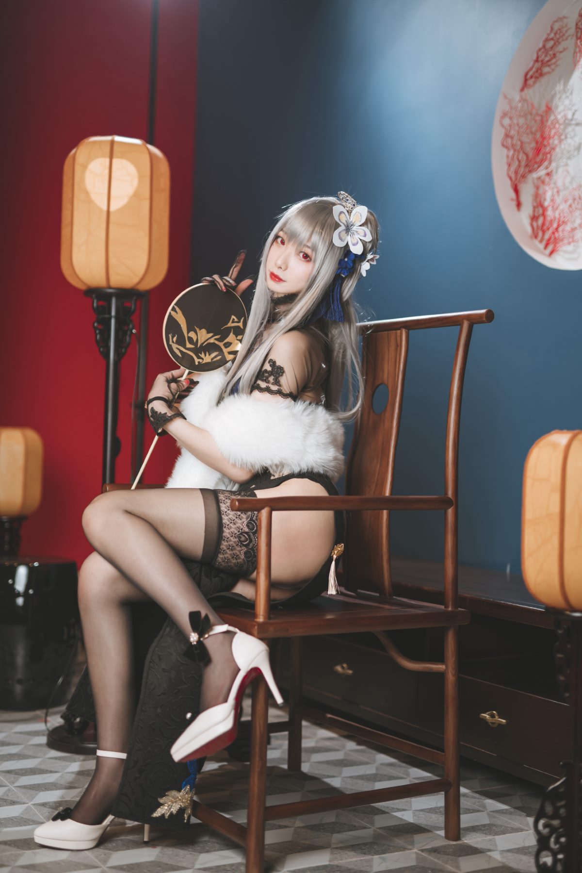 Coser@封疆疆v Vol 006 路易九世旗袍 0014