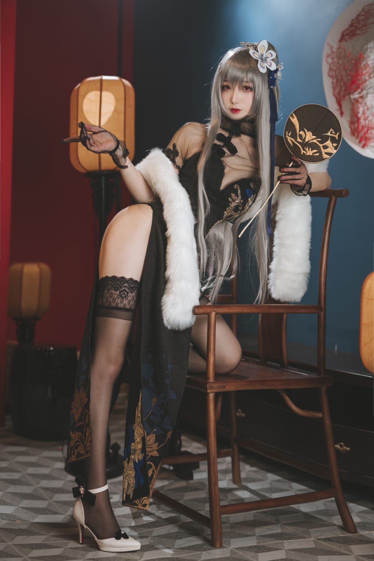 Coser@封疆疆v Vol 006 路易九世旗袍 0017