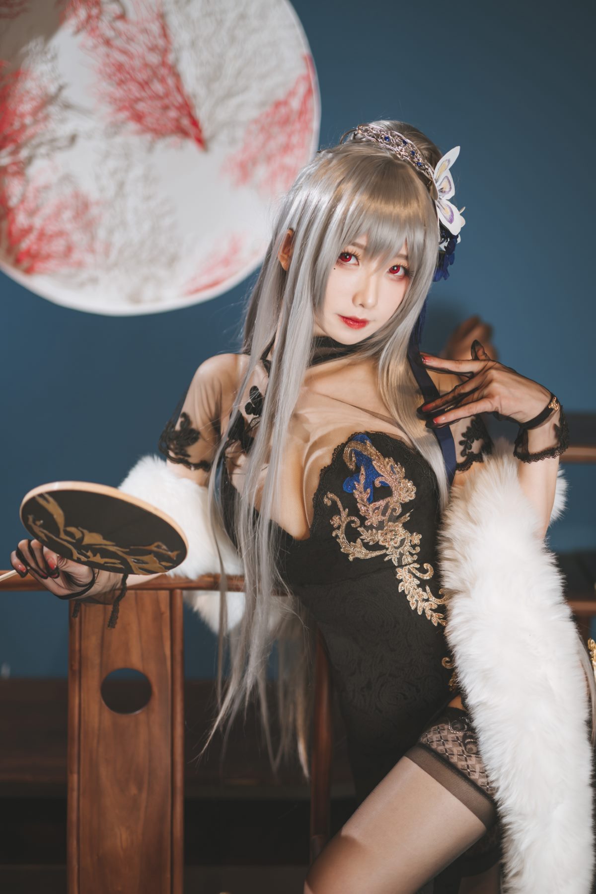 Coser@封疆疆v Vol 006 路易九世旗袍 0030