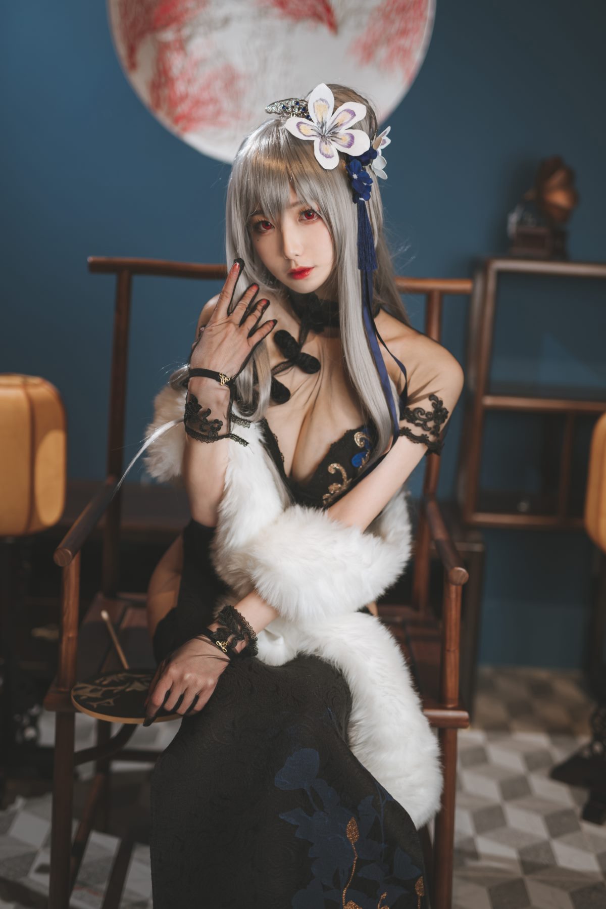 Coser@封疆疆v Vol 006 路易九世旗袍 0033