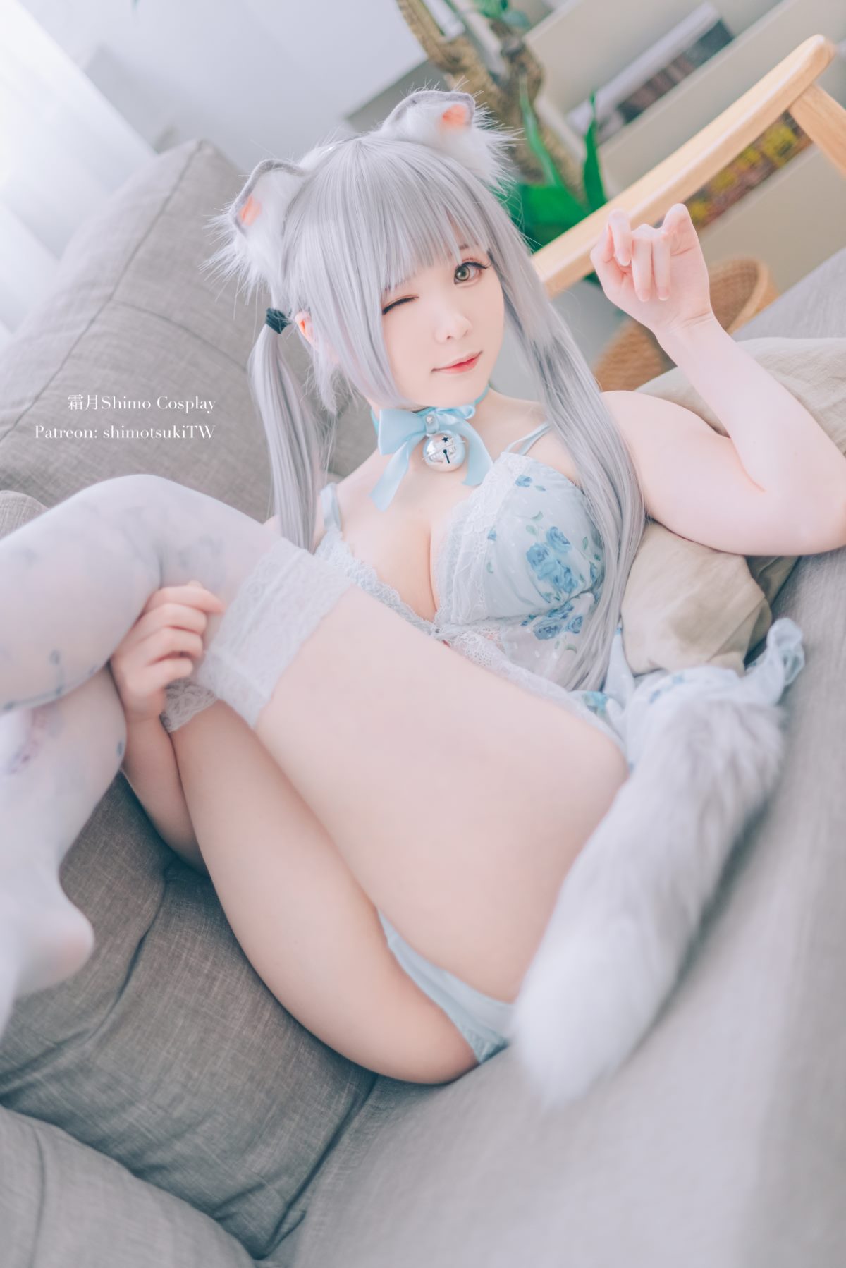 Coser@霜月shimo Vol 032 ベビードールと灰色ねこ 0008