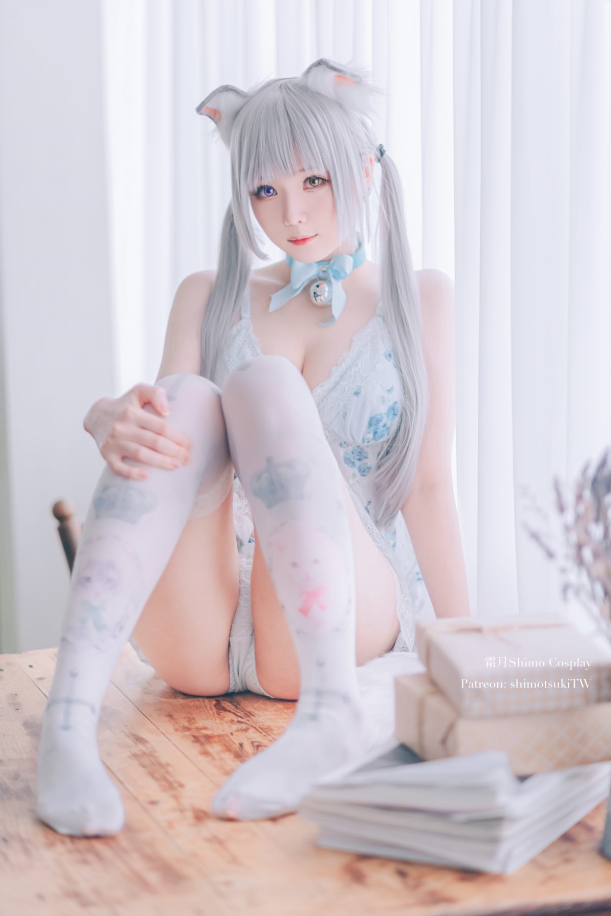 Coser@霜月shimo Vol 032 ベビードールと灰色ねこ 0013