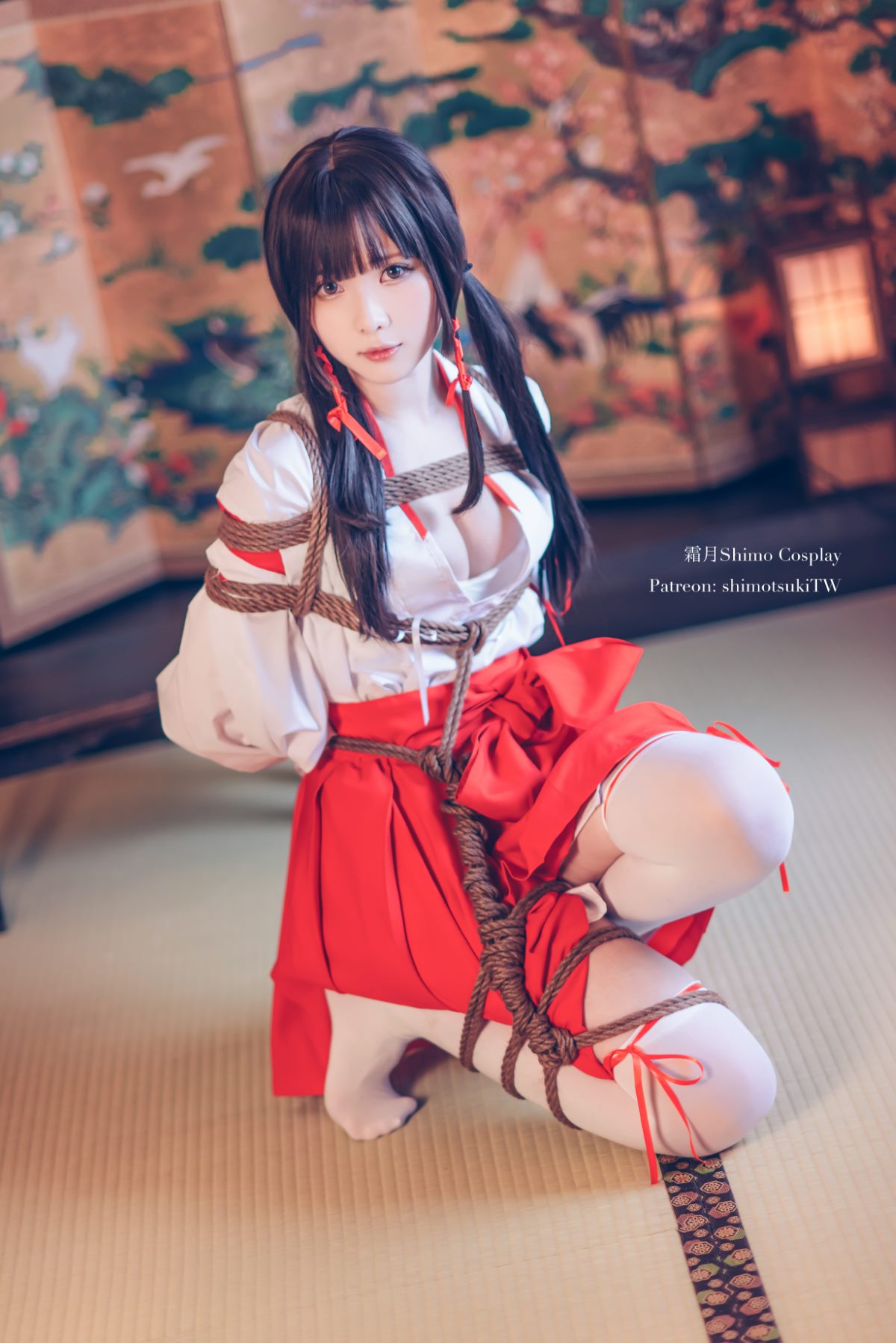 Coser@霜月shimo Vol 033 巫女捆绑 0001