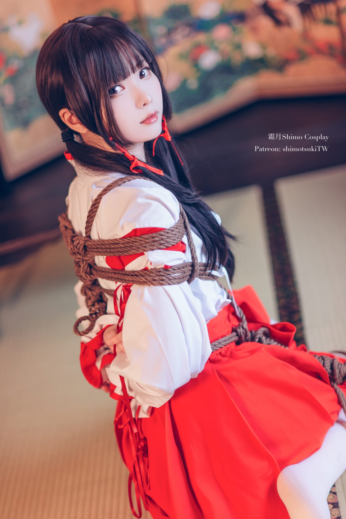 Coser@霜月shimo Vol 033 巫女捆绑 0002