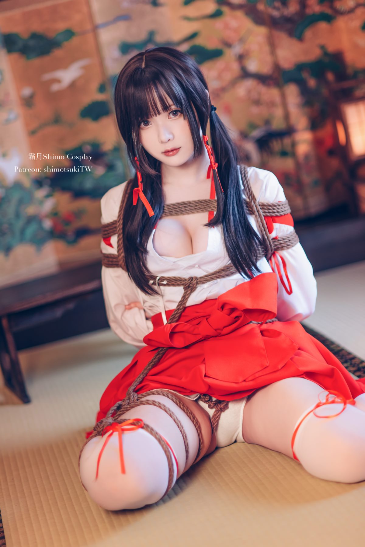 Coser@霜月shimo Vol 033 巫女捆绑 0004