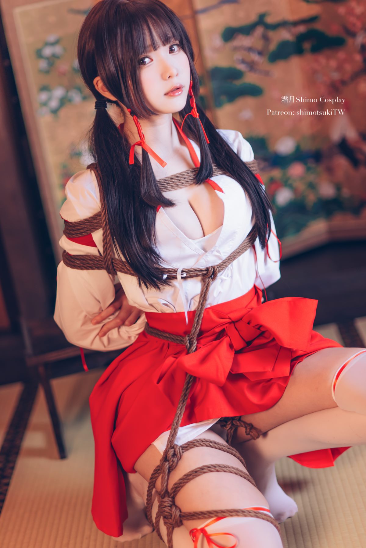 Coser@霜月shimo Vol 033 巫女捆绑 0005