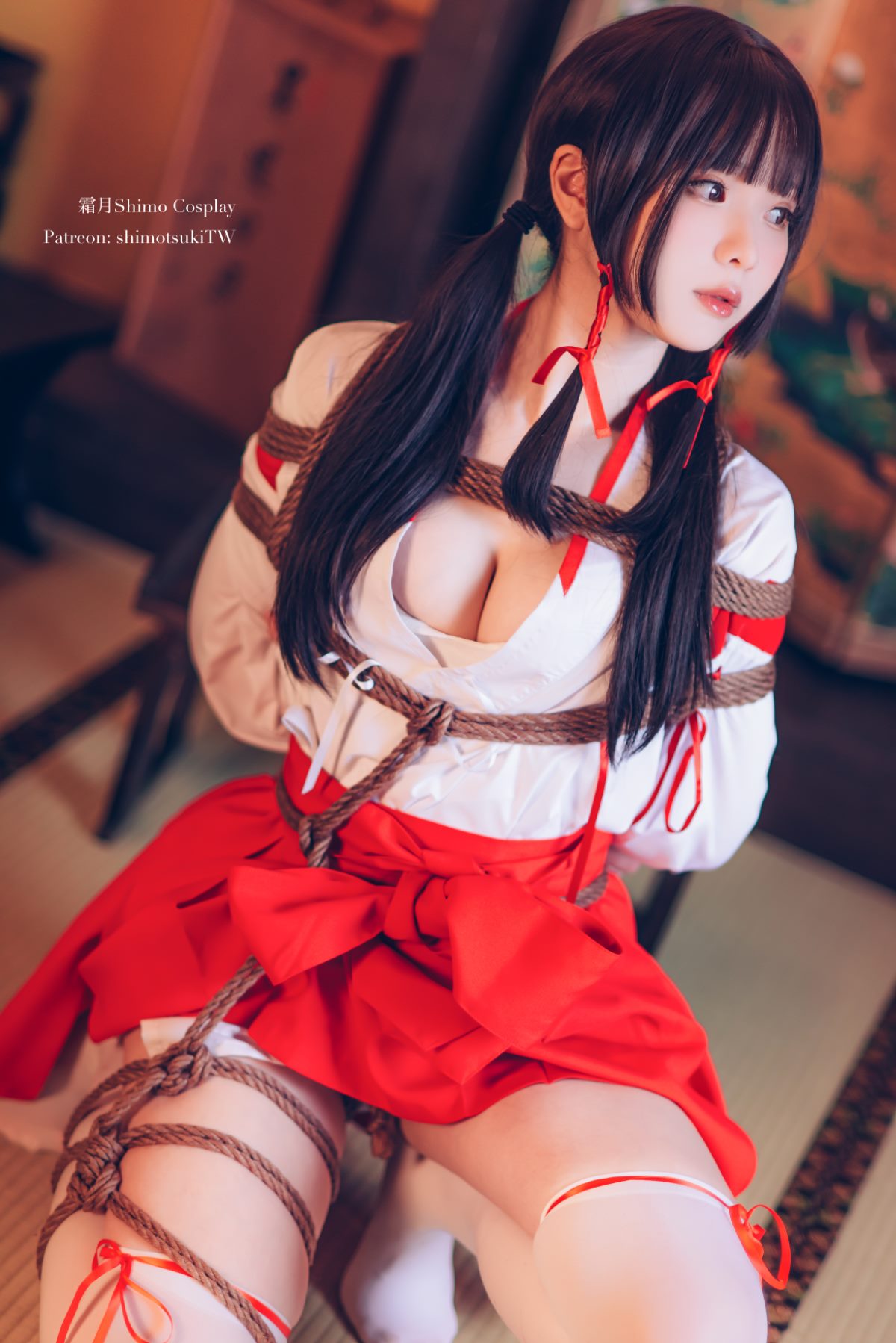 Coser@霜月shimo Vol 033 巫女捆绑 0006