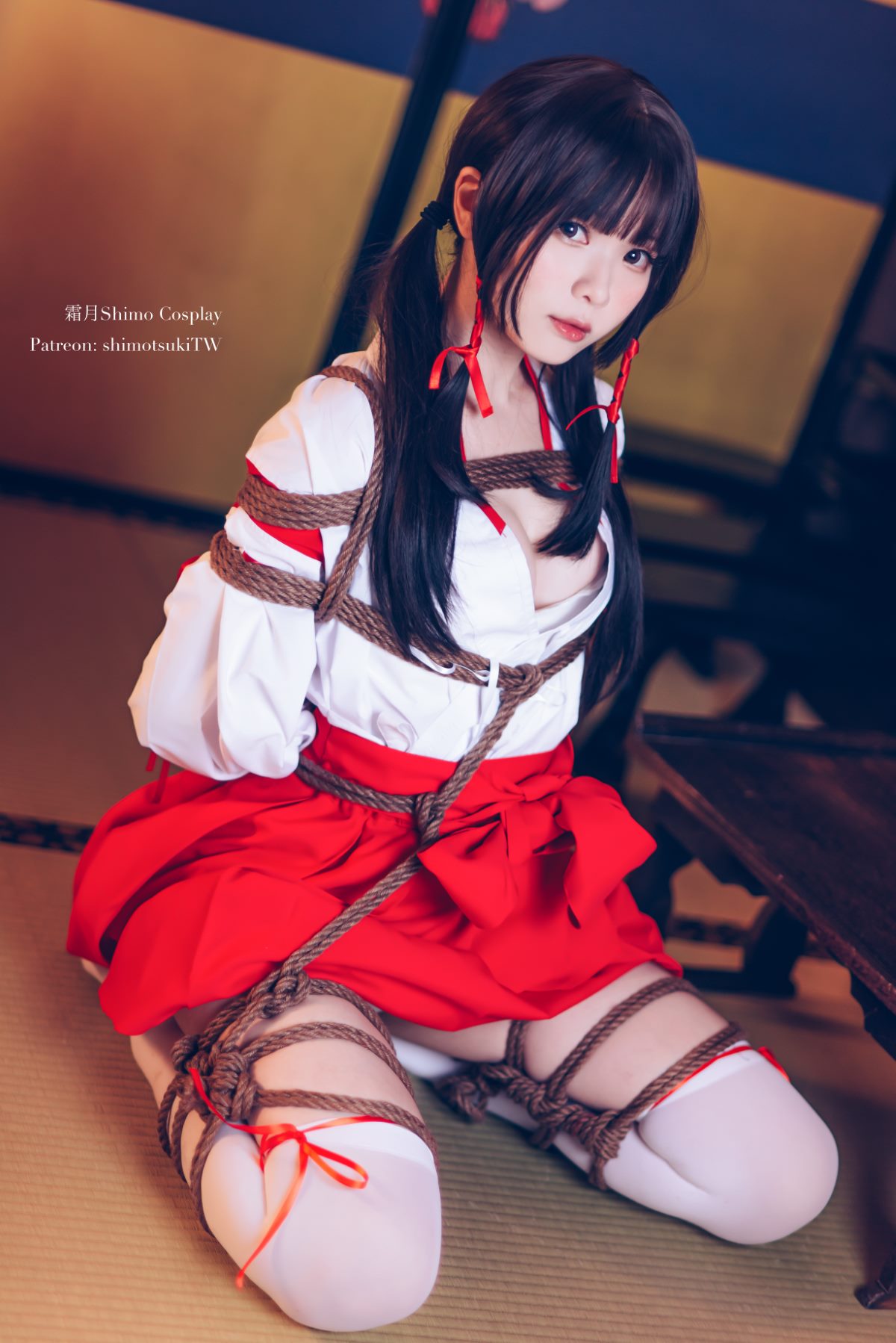 Coser@霜月shimo Vol 033 巫女捆绑 0007