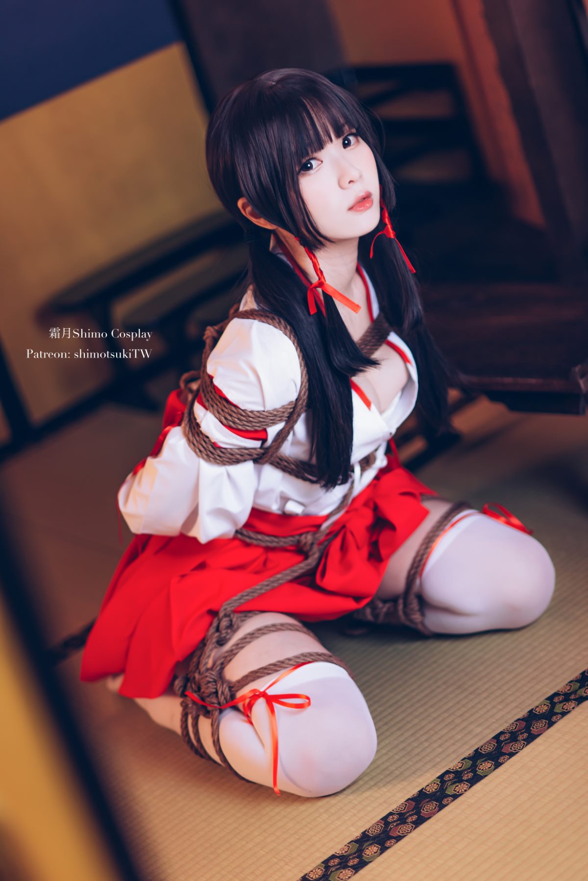 Coser@霜月shimo Vol 033 巫女捆绑 0008