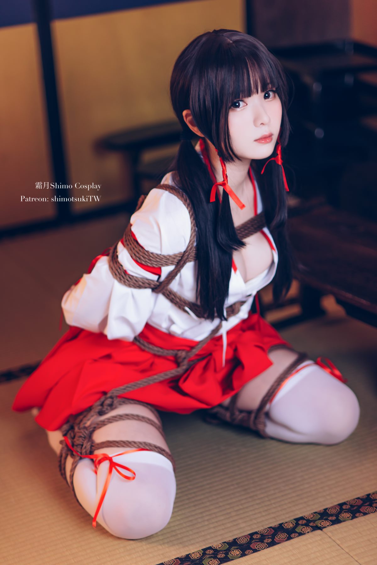 Coser@霜月shimo Vol 033 巫女捆绑 0009