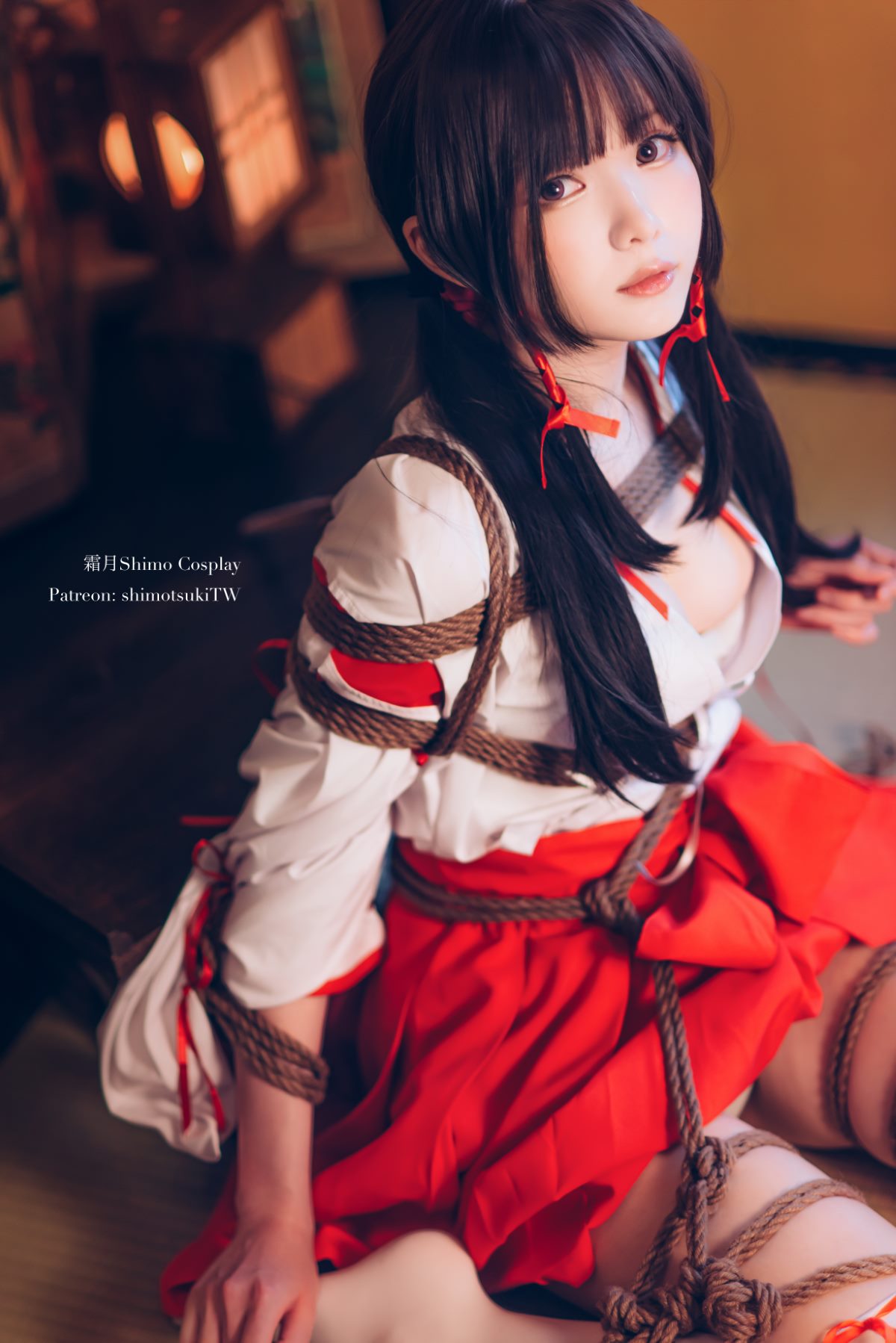 Coser@霜月shimo Vol 033 巫女捆绑 0014