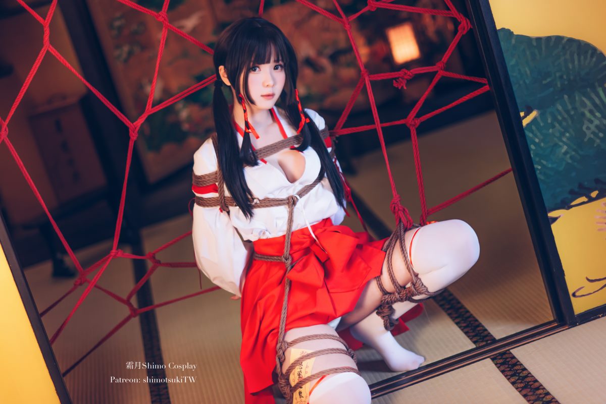 Coser@霜月shimo Vol 033 巫女捆绑 0020