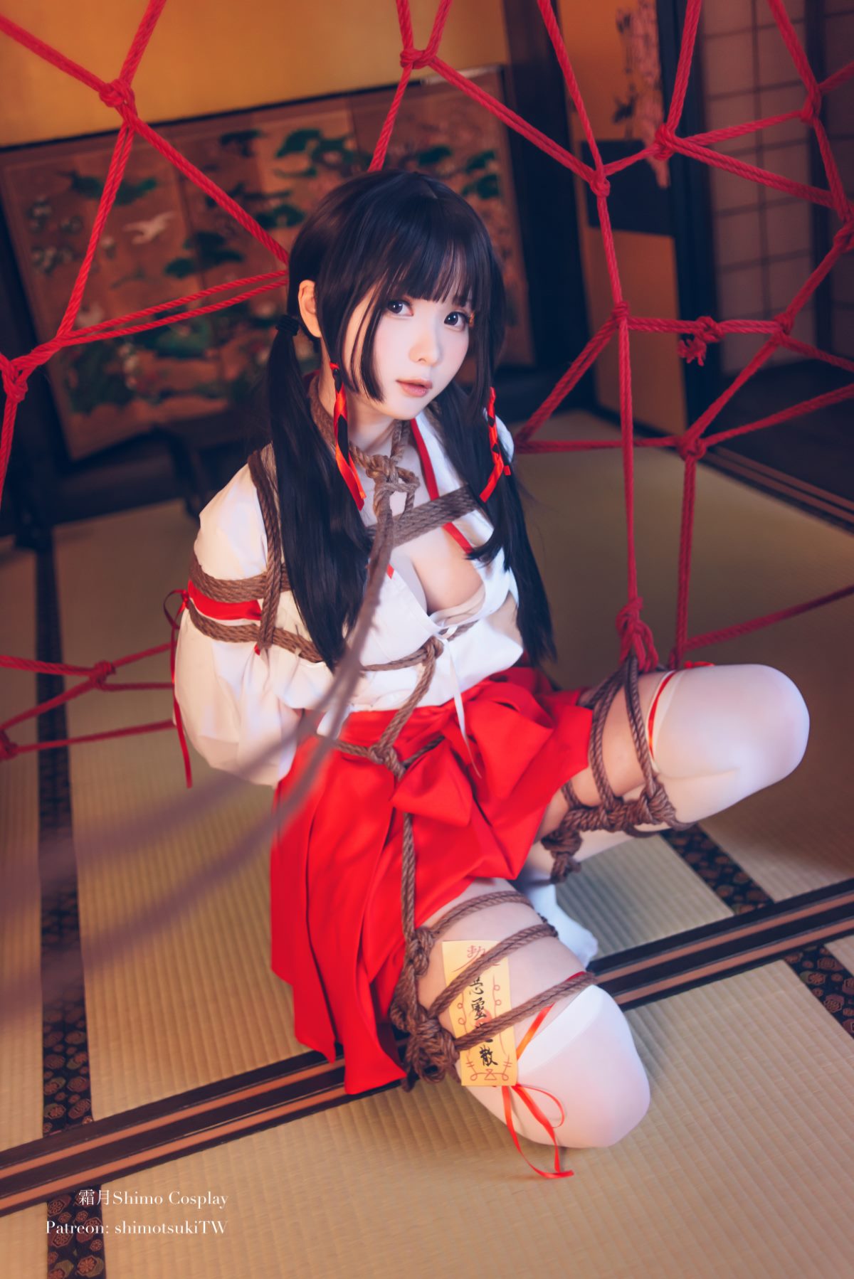 Coser@霜月shimo Vol 033 巫女捆绑 0021