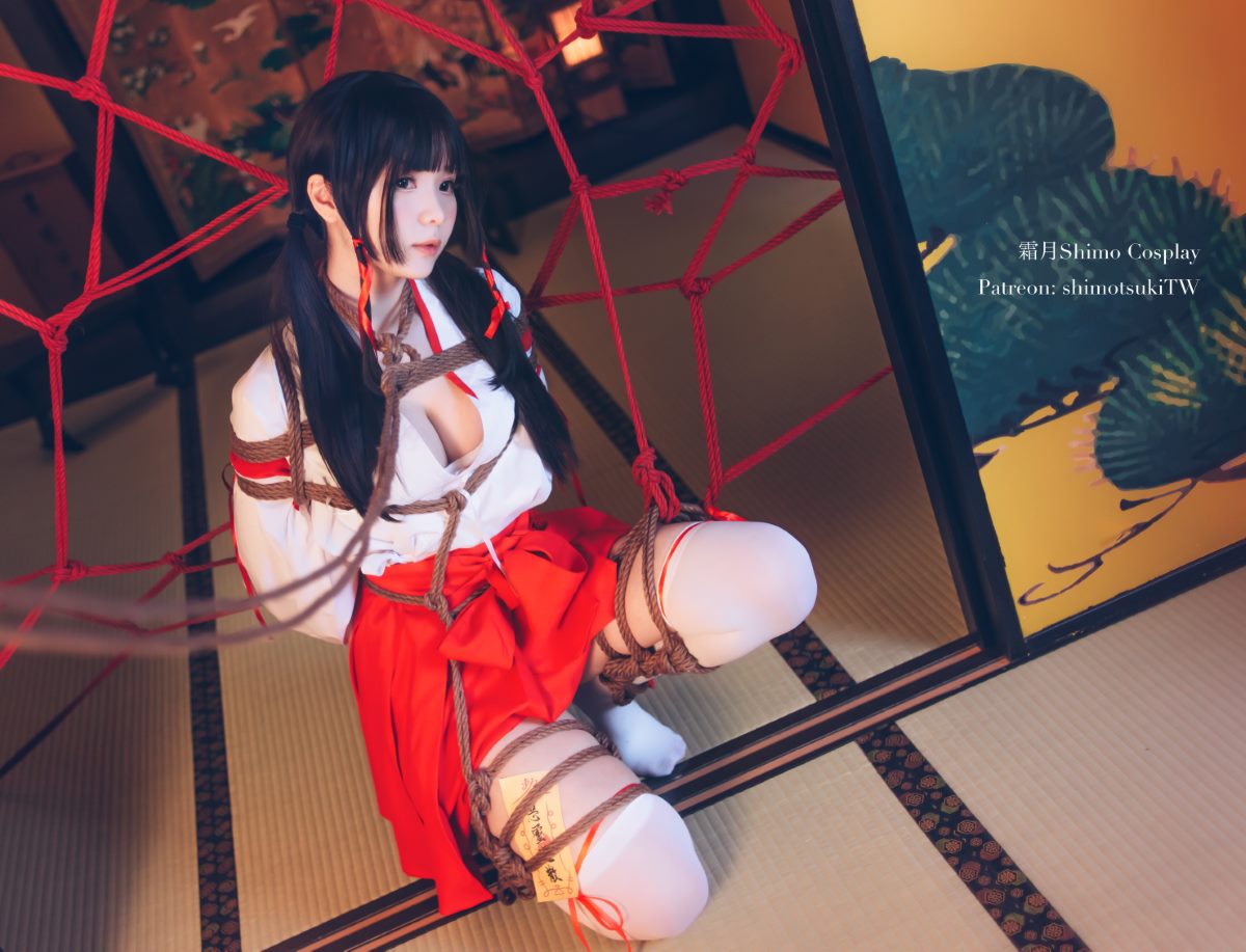 Coser@霜月shimo Vol 033 巫女捆绑 0023