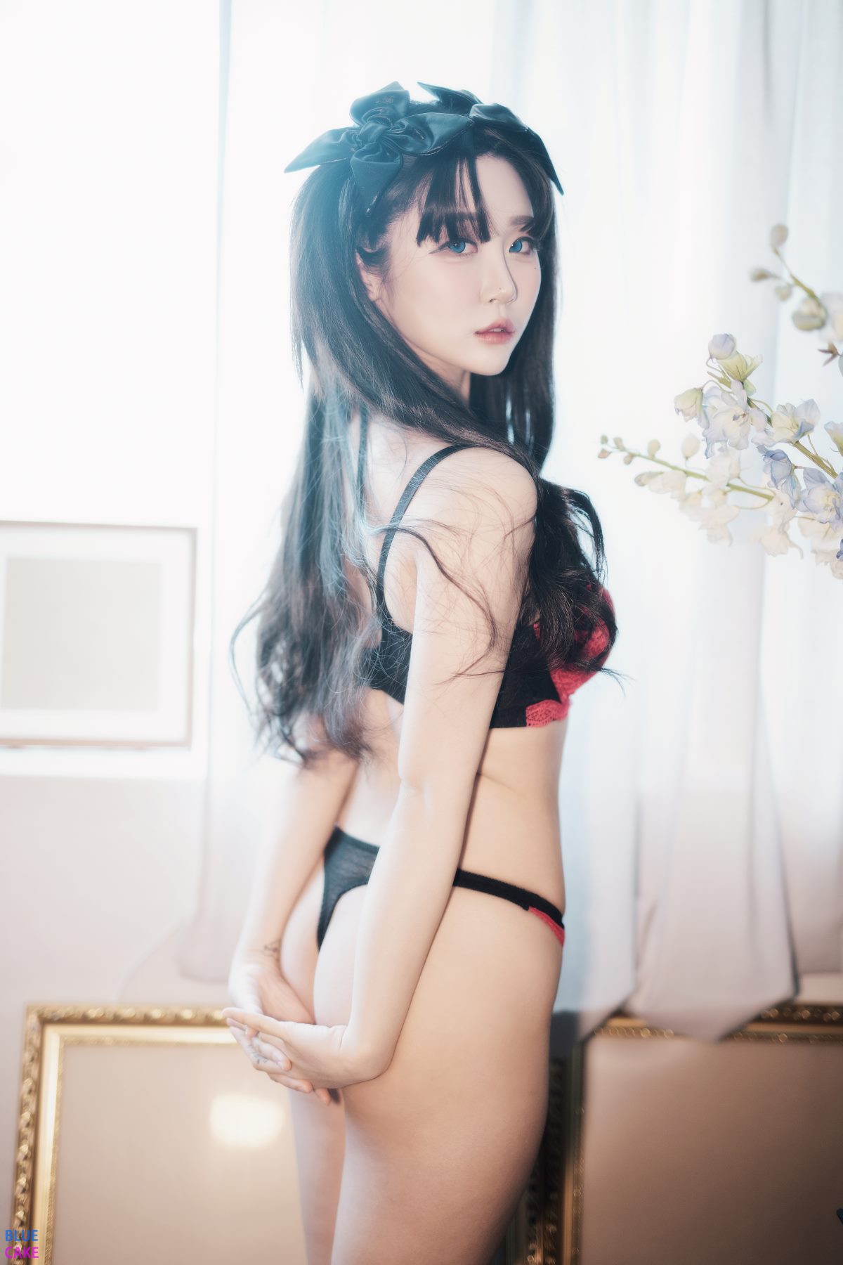 BLUECAKE Bomi 보미   Zia 지아 Fate Saber x Thosaka Rin Lingerie A 4 9136954246.jpg