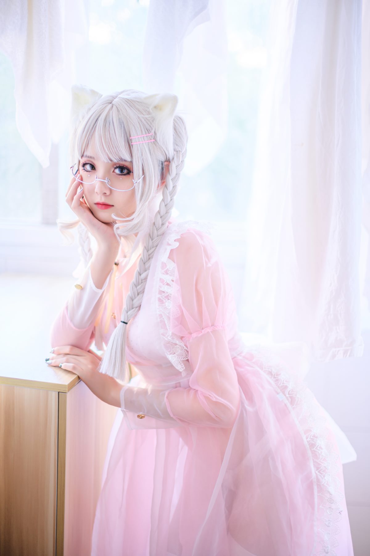 Coser@Akisoso秋楚楚 Vol 023 粉色透明女仆 0016 3415493428.jpg