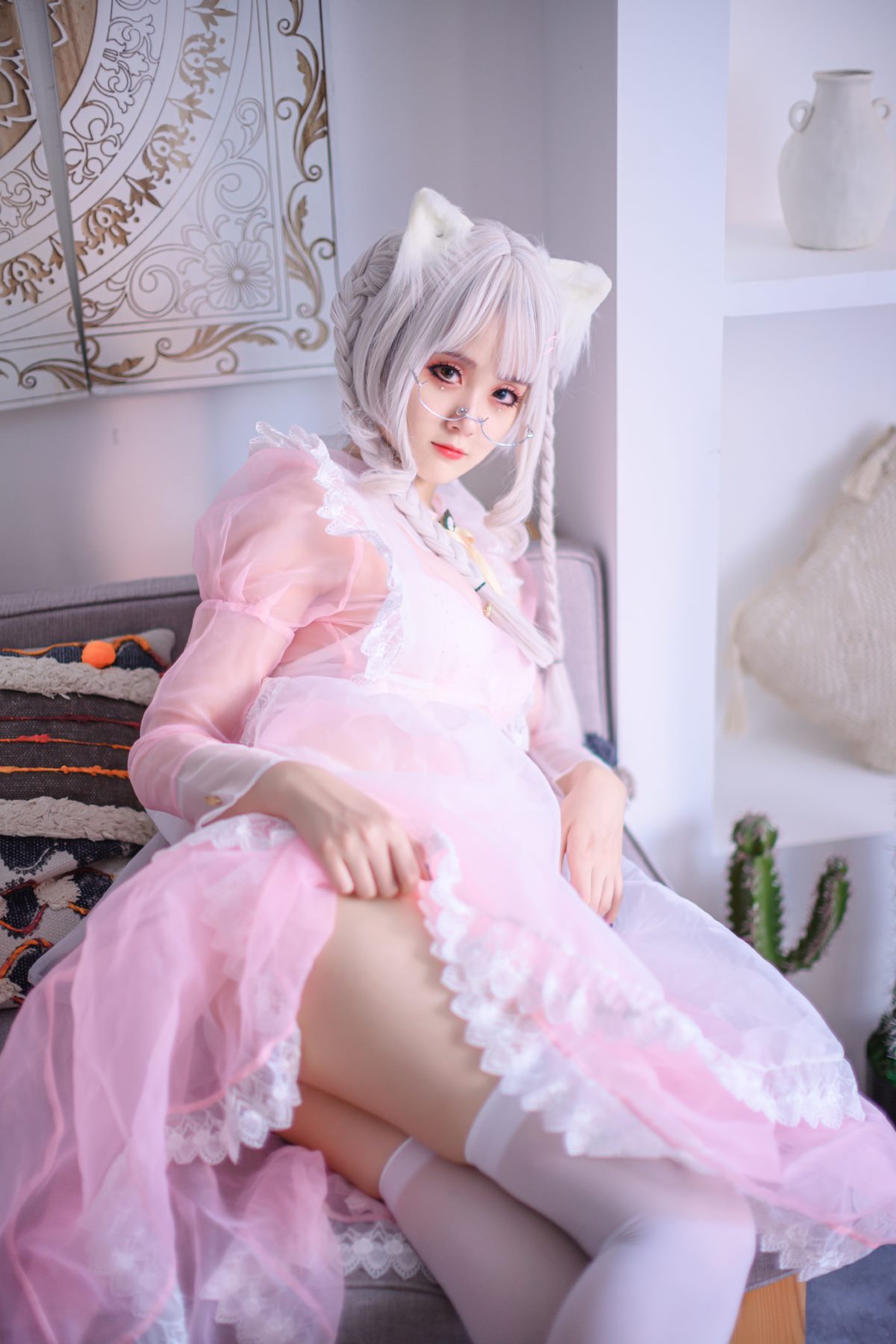 Coser@Akisoso秋楚楚 Vol 023 粉色透明女仆 0019 8229893982.jpg