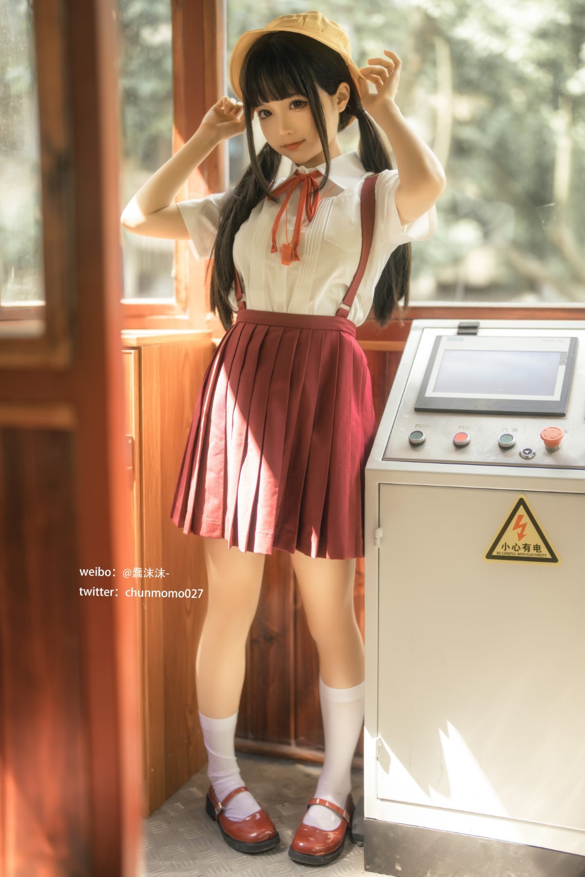 Coser@蠢沫沫 Vol 175 红火车 0008 1758366305.jpg