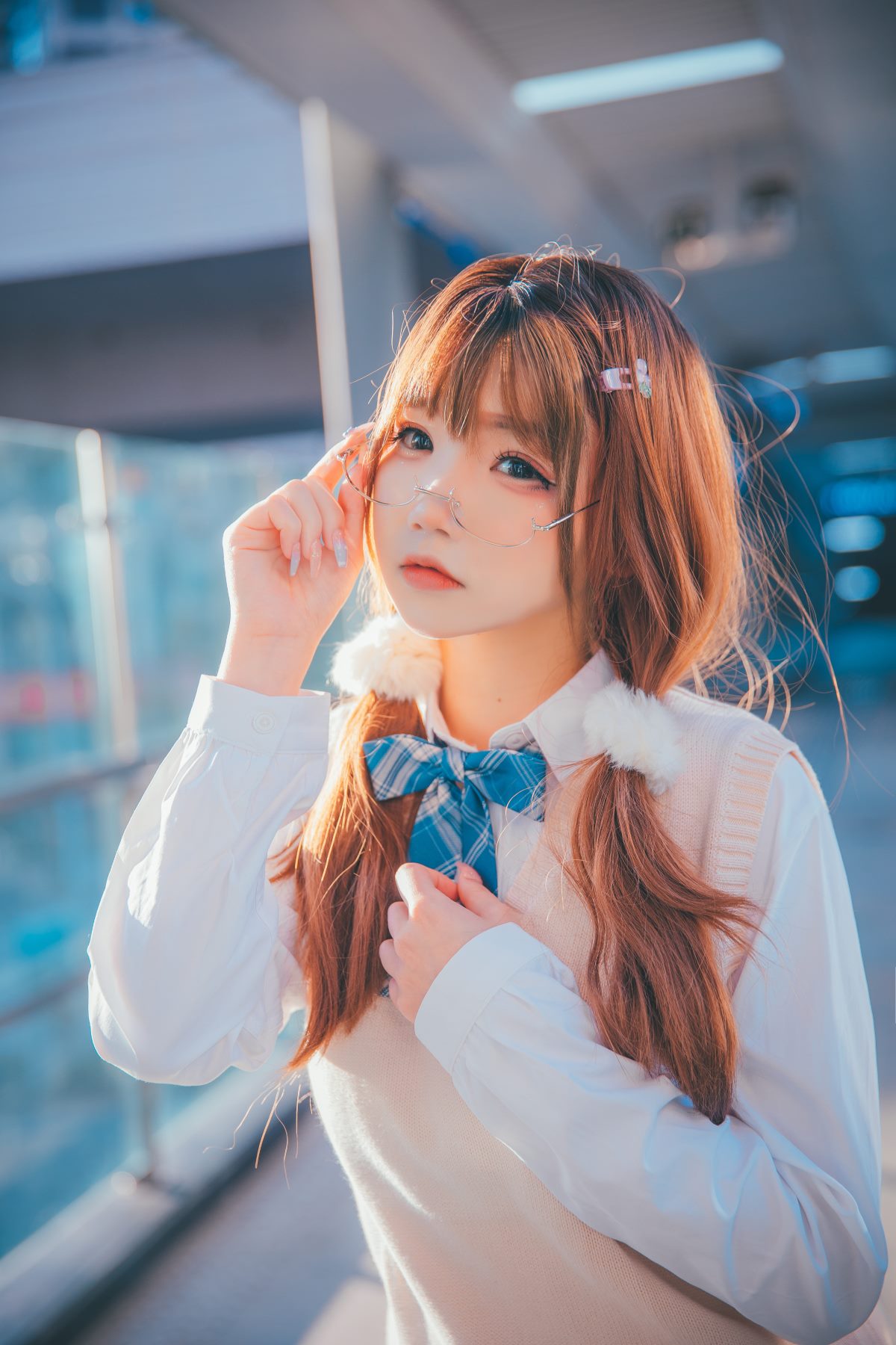 Coser@雪晴Astra Vol 036 JK夕阳 0018 4207571834.jpg