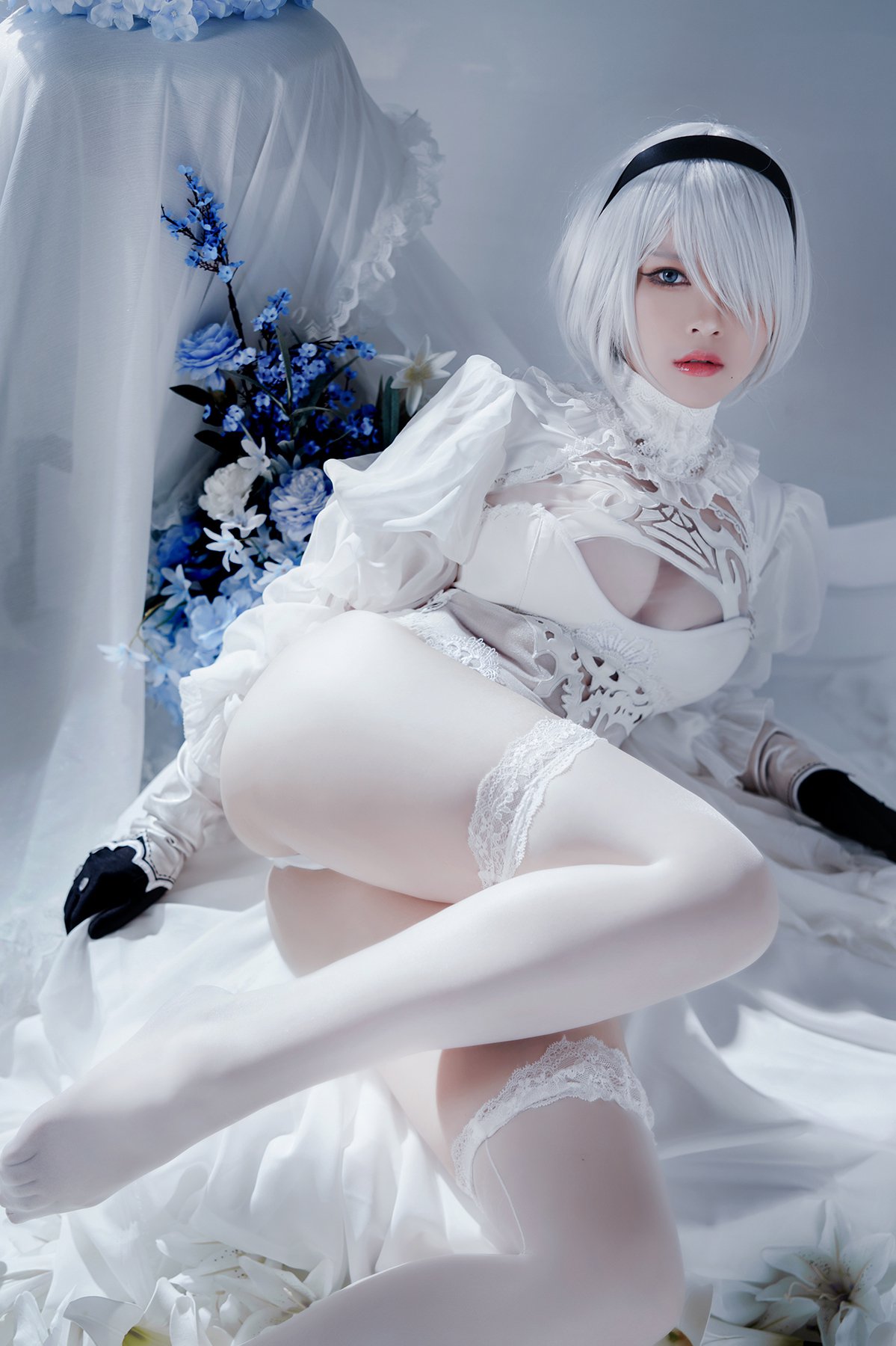 Coser@半半子 Vol.030 Automataヨルハ二号B型 白いドレス