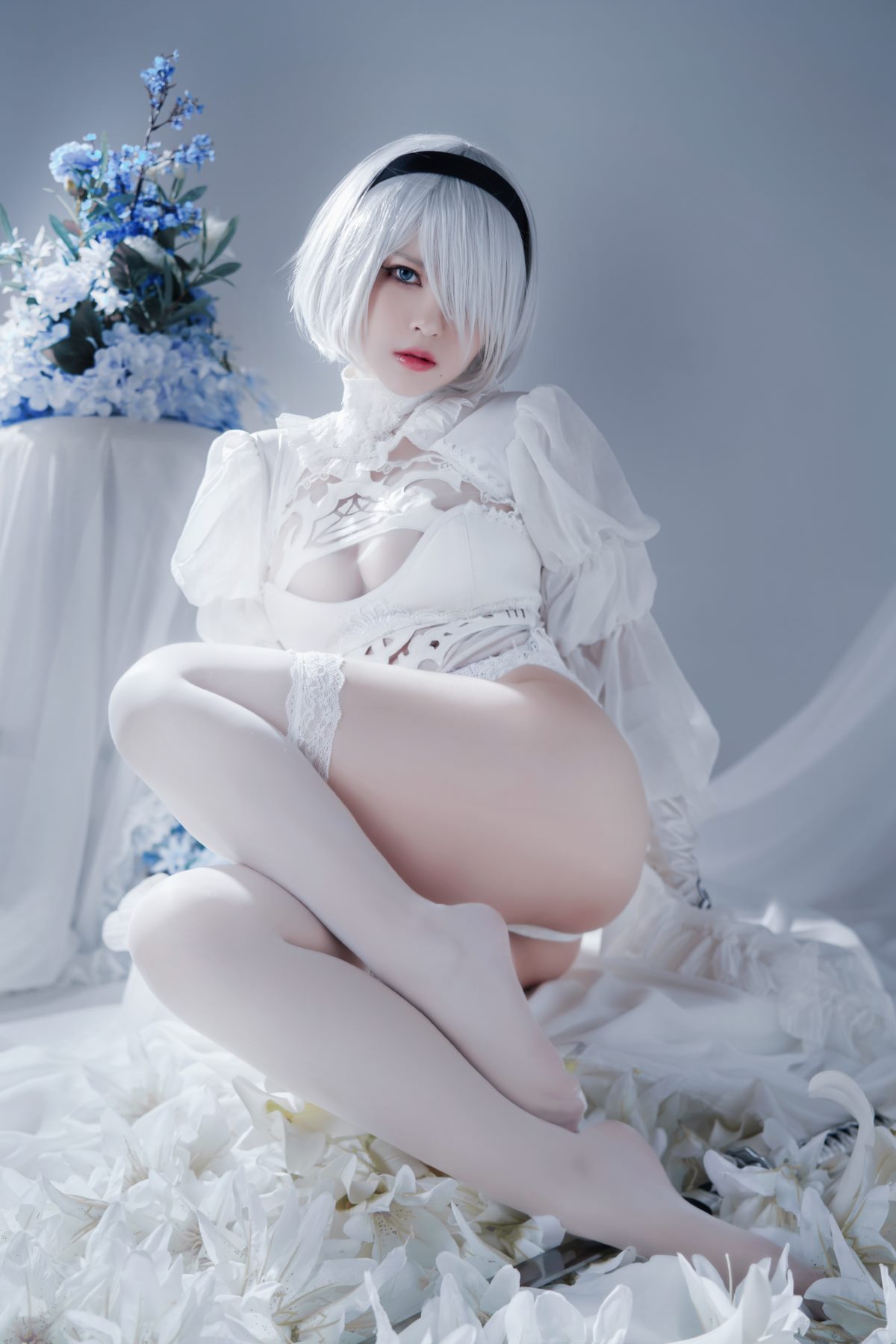 Coser@半半子 Vol 030 Automataヨルハ二号B型 白いドレス 0005 9253036429.jpg