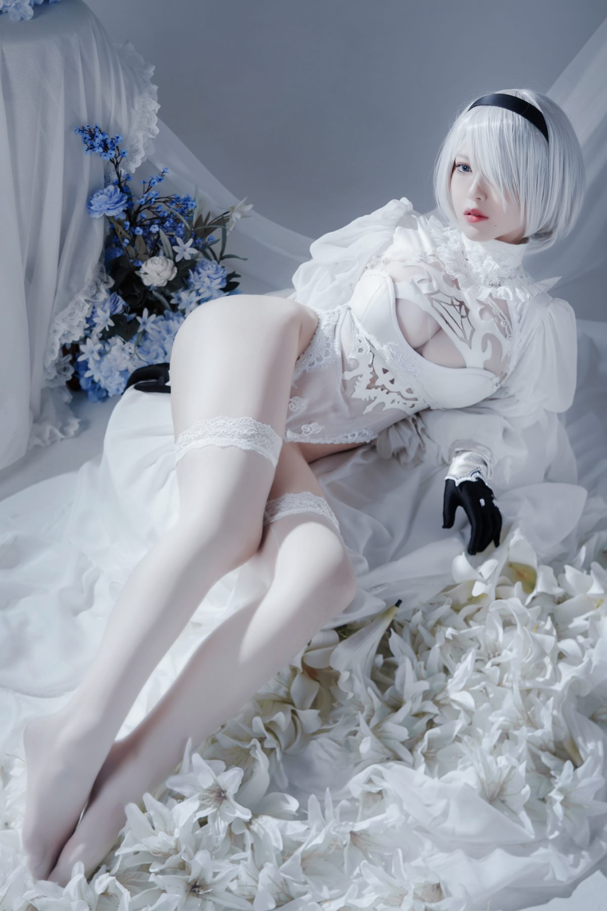 Coser@半半子 Vol 030 Automataヨルハ二号B型 白いドレス 0010 6471399205.jpg