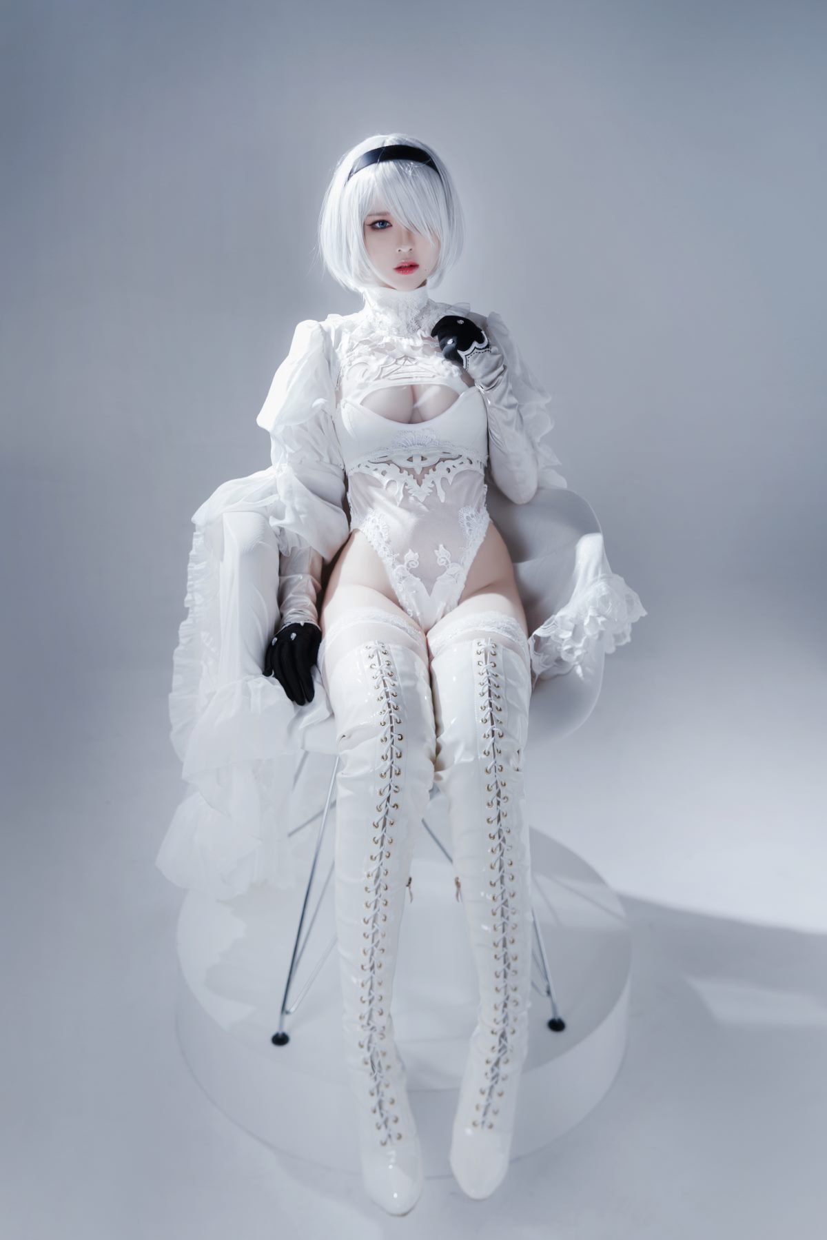 Coser@半半子 Vol 030 Automataヨルハ二号B型 白いドレス 0017 5480632969.jpg