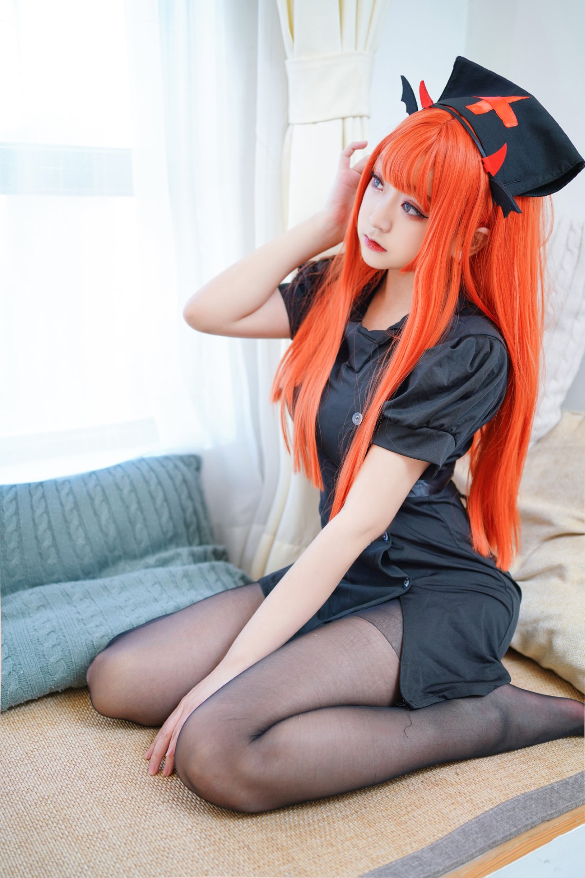 Coser@恩田直幸 Vol 014 橘色黑护士 0029 3687849105.jpg