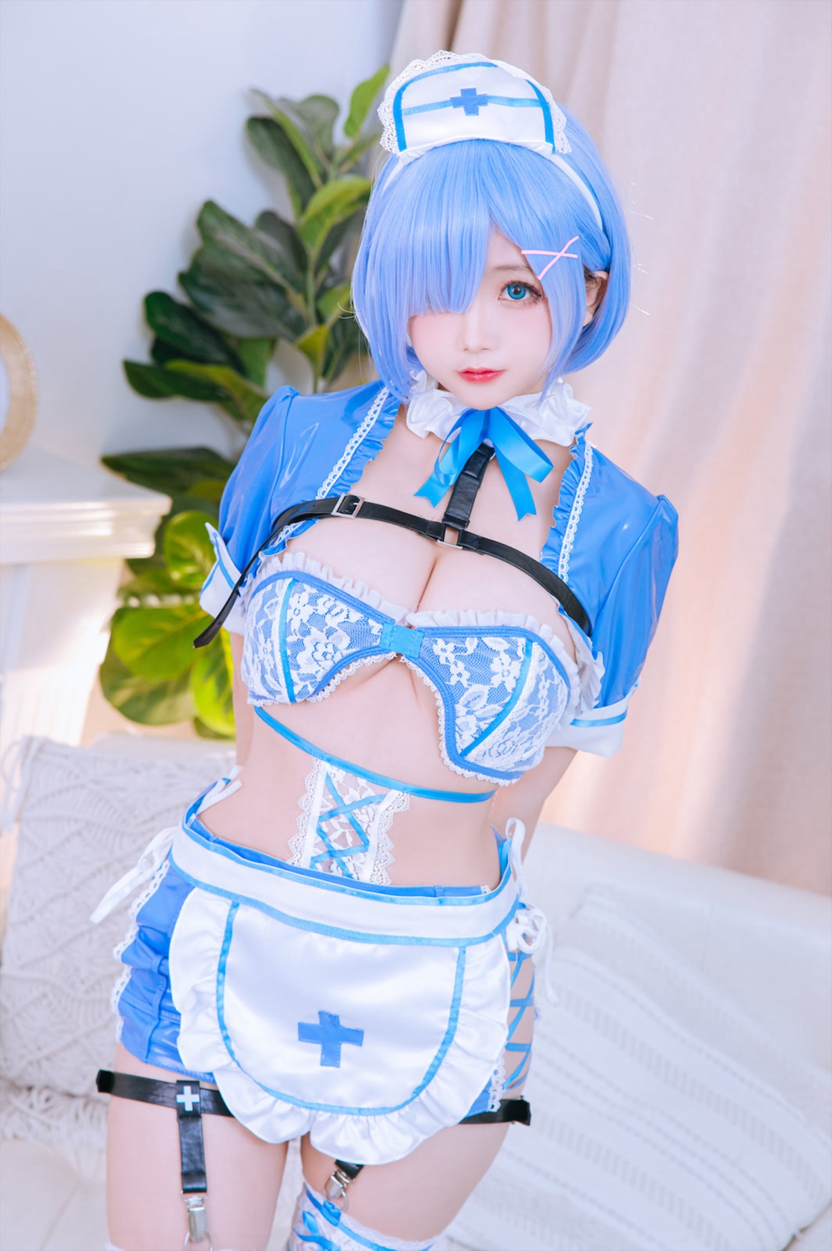 Coser@日奈娇 Vol 041 蕾姆蓝色护士 0009 0439860908.jpg