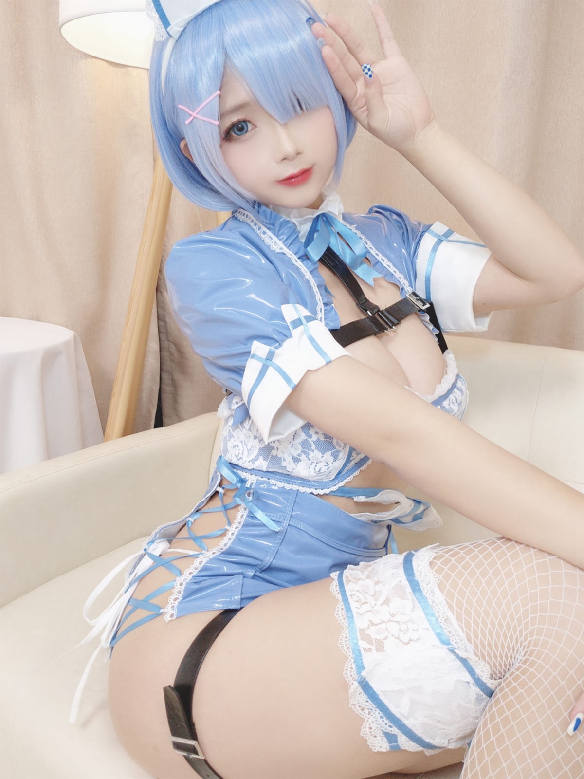 Coser@日奈娇 Vol 041 蕾姆蓝色护士 0064 0567887911.jpg