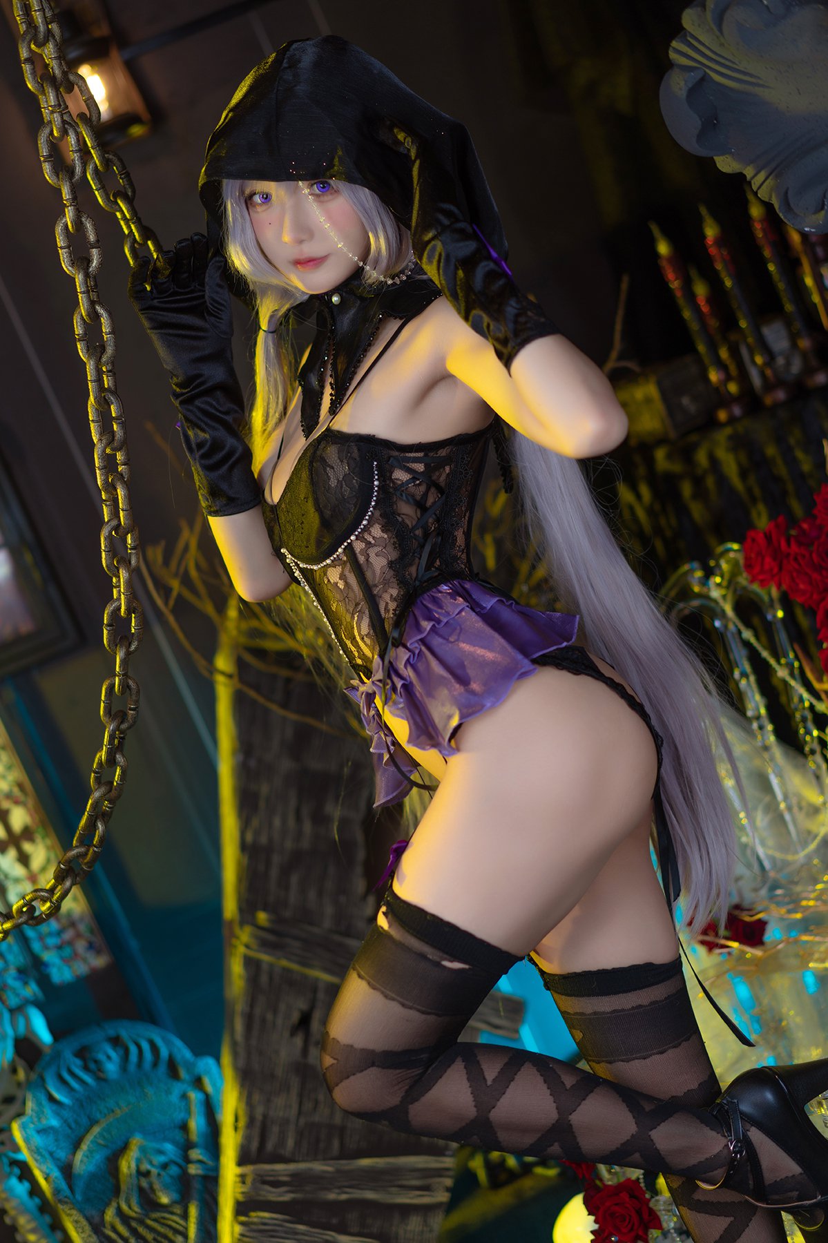 Coser@阿包也是兔娘 Vol.042 午夜瞌睡魔女