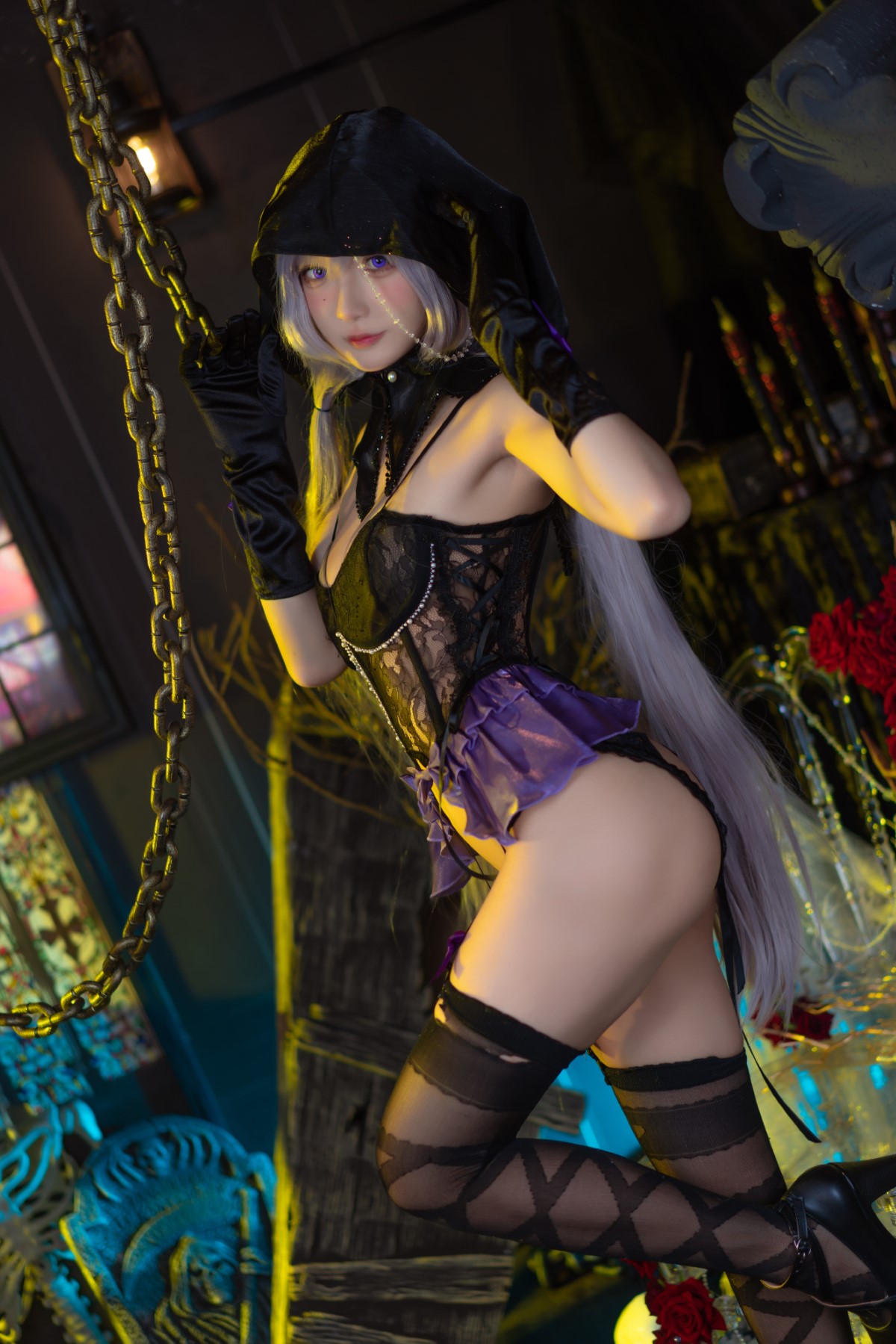 Coser@阿包也是兔娘 Vol 042 午夜瞌睡魔女 0029 9245108604.jpg