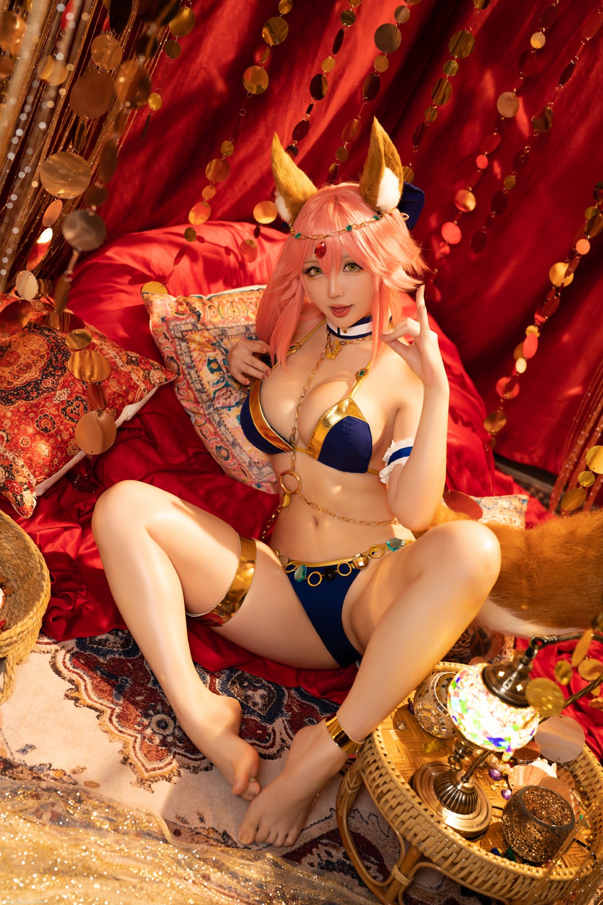 Coser@星之迟迟 Vol 115 FGO玉藻前舞娘 0025 4202621574.jpg