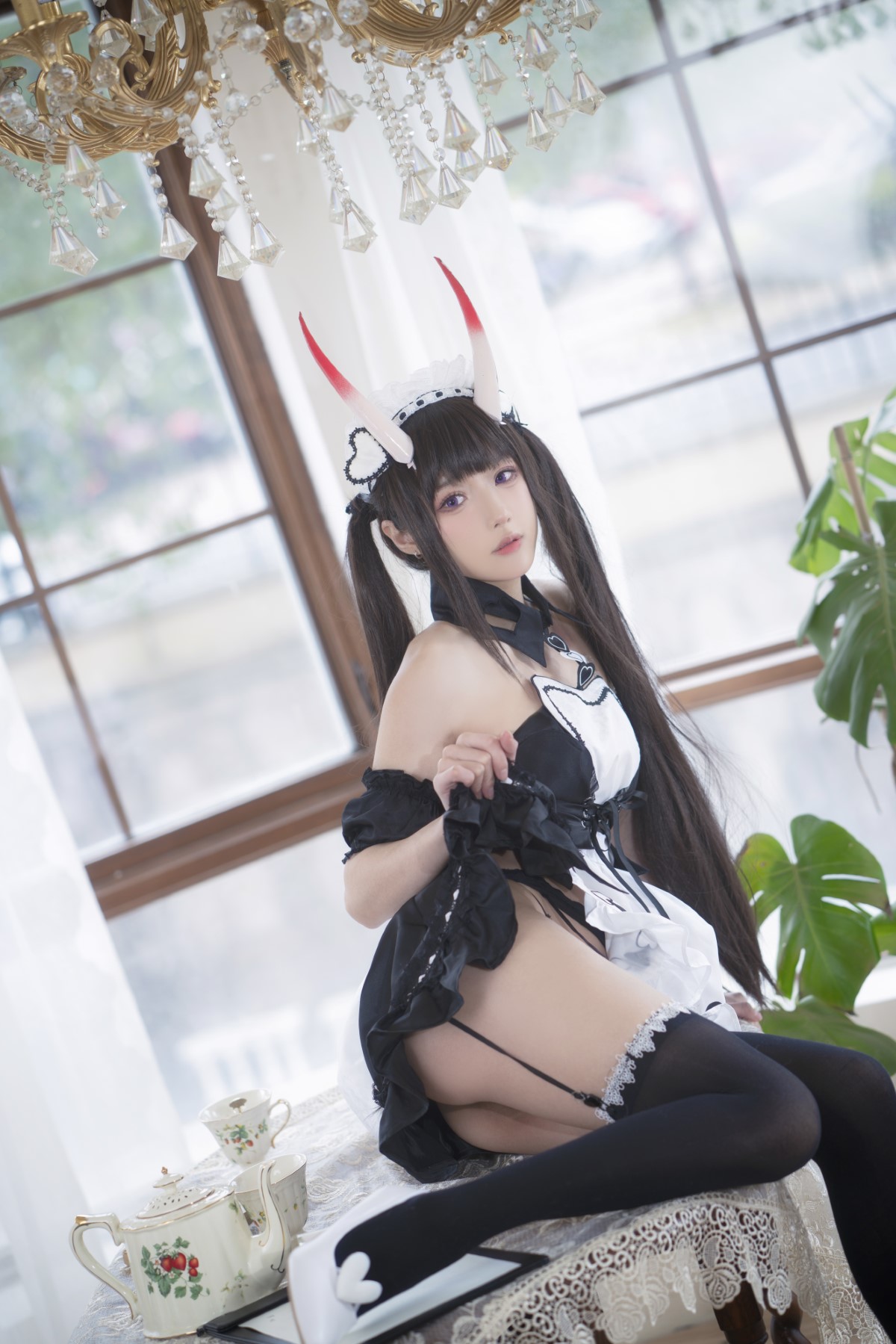 Coser@阿包也是兔娘 Vol 048 1月舰长图包 能代女仆 0022 4634444589.jpg