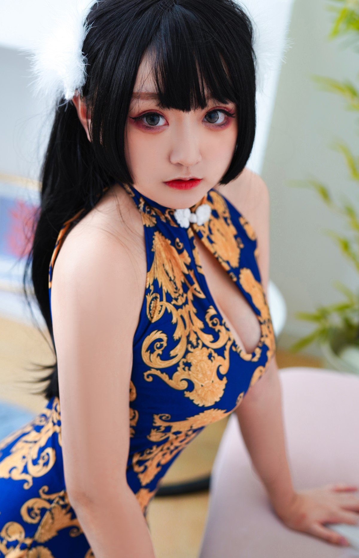 Coser@恩田直幸 Vol 020 蓝色旗袍 0050 4326873122.jpg