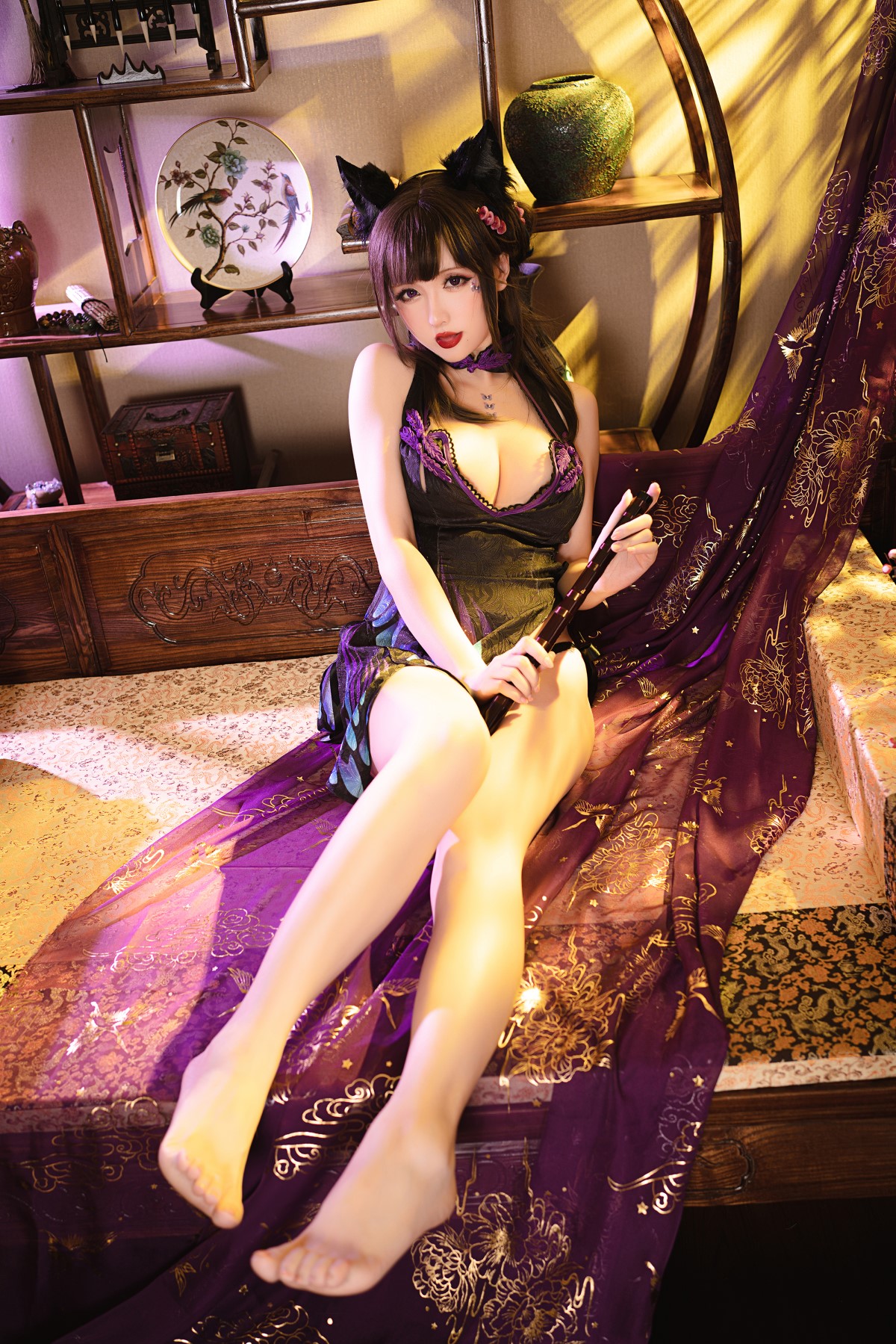 Coser@星之迟迟 Vol 124 蝴蝶旗袍 0025 9686676150.jpg