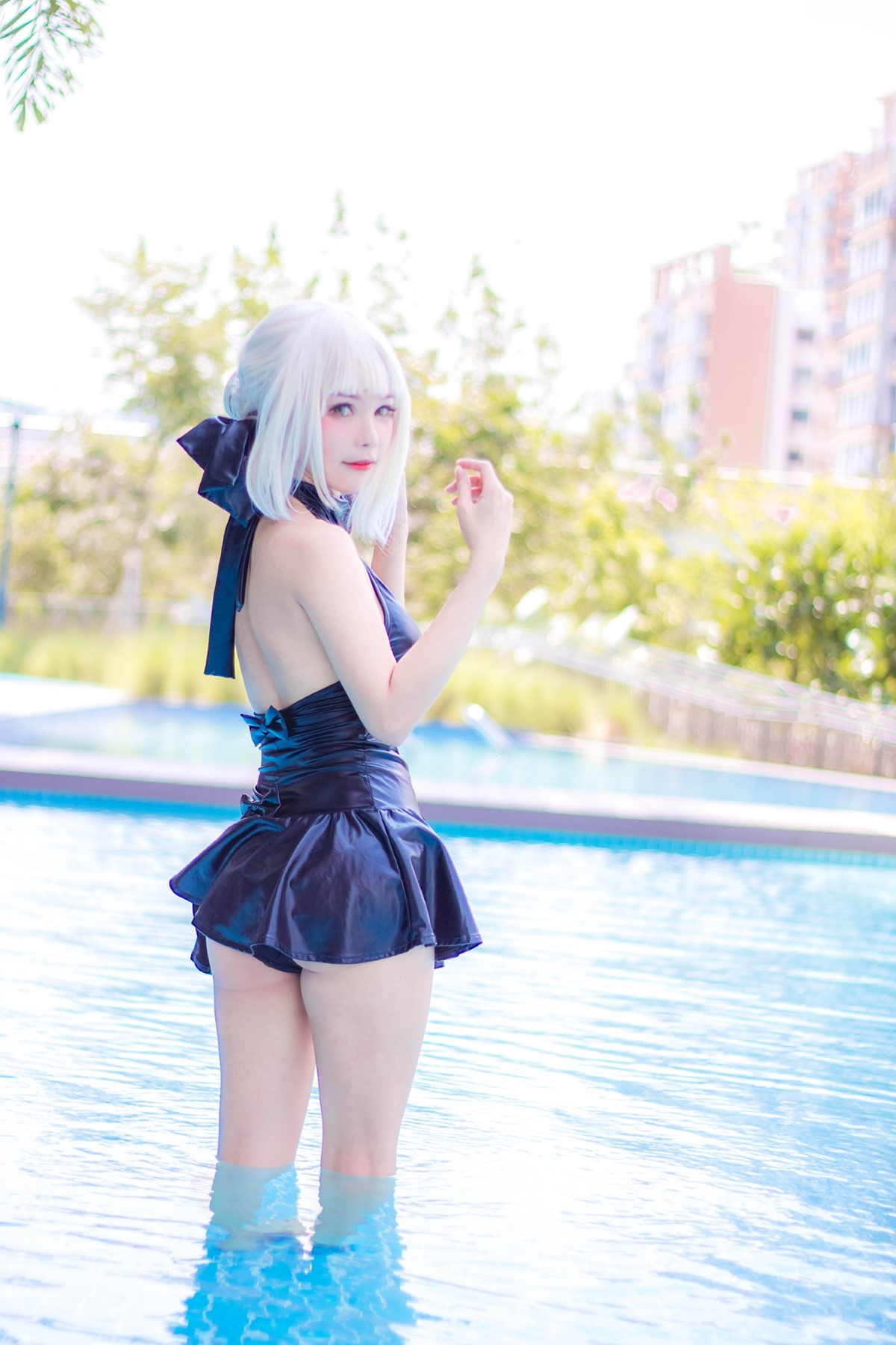 Coser@Kitkat Cosplay 9 Saber Alter Swimsuit 0003 4204482164.jpg