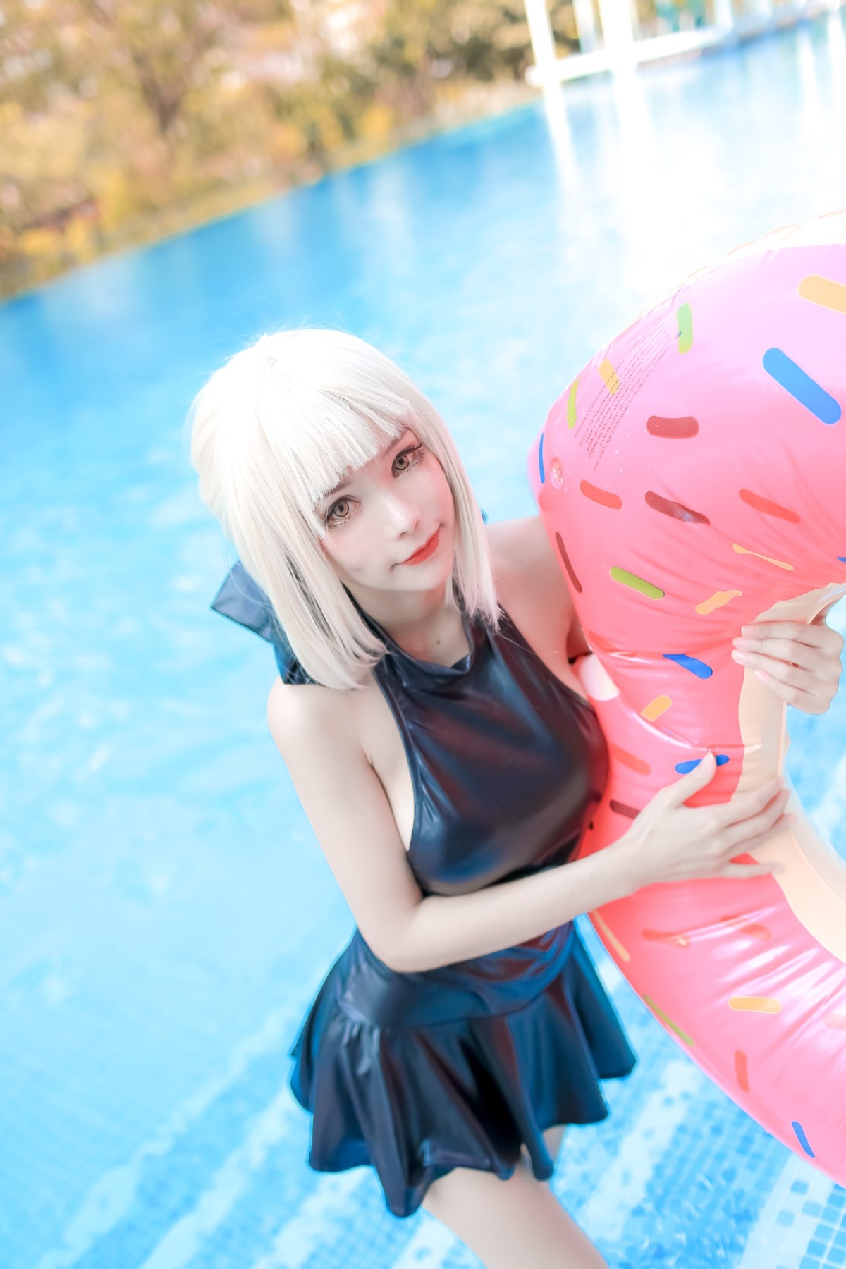 Coser@Kitkat Cosplay 9 Saber Alter Swimsuit 0012 9525357693.jpg