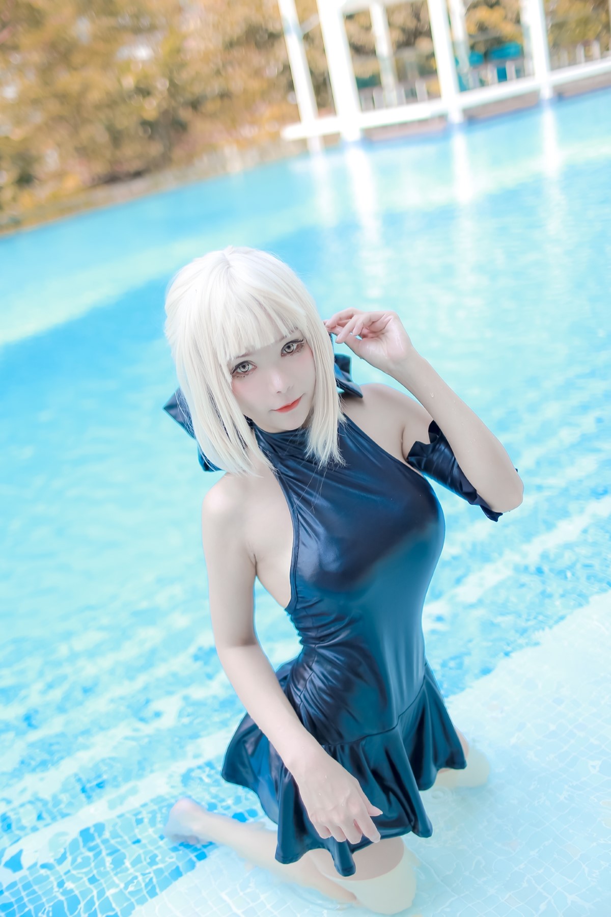 Coser@Kitkat Cosplay 9 Saber Alter Swimsuit 0014 4258469041.jpg