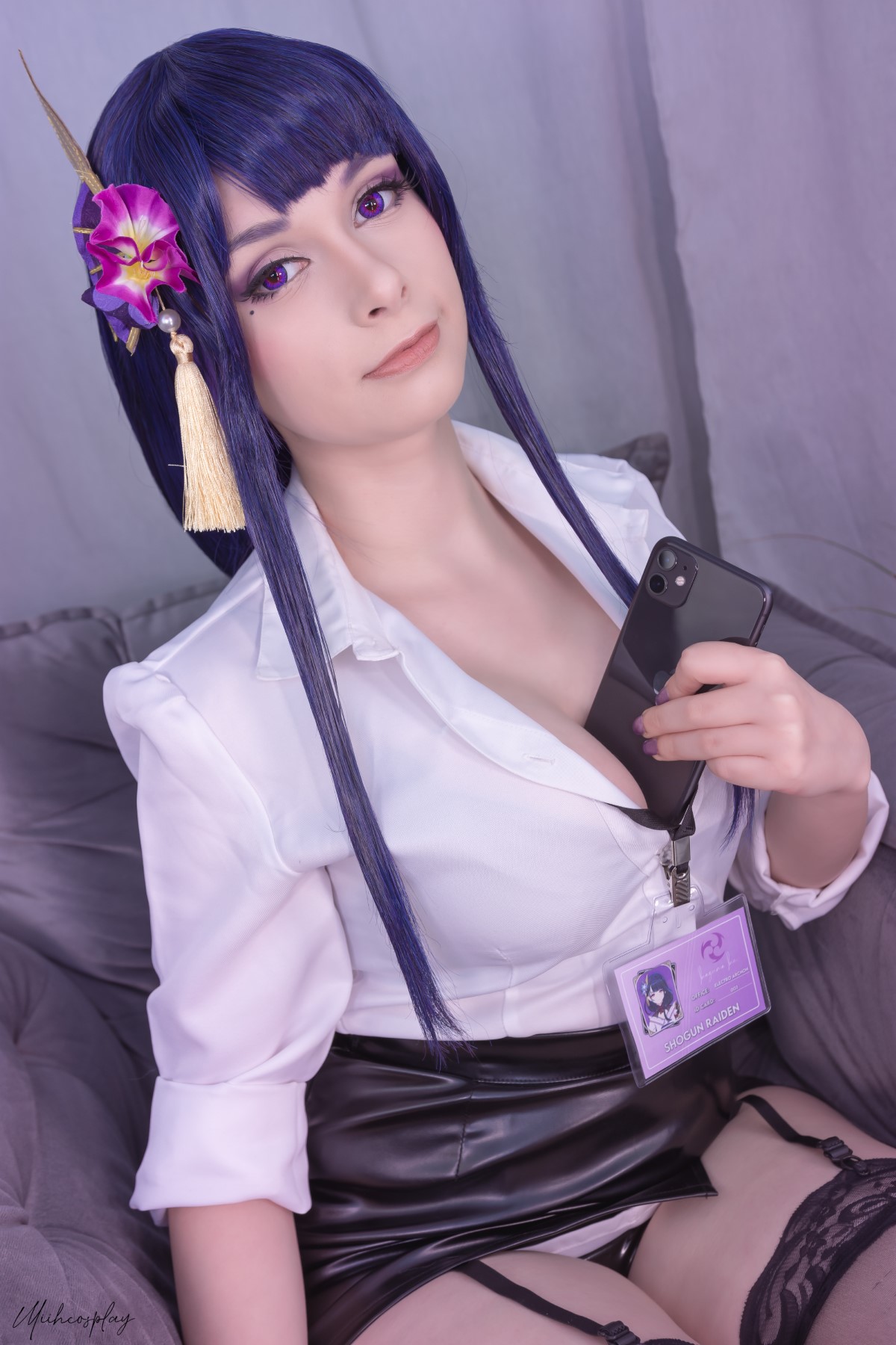 Miih Cosplay Raiden Shogun Office Lady 0013 3037993687.jpg