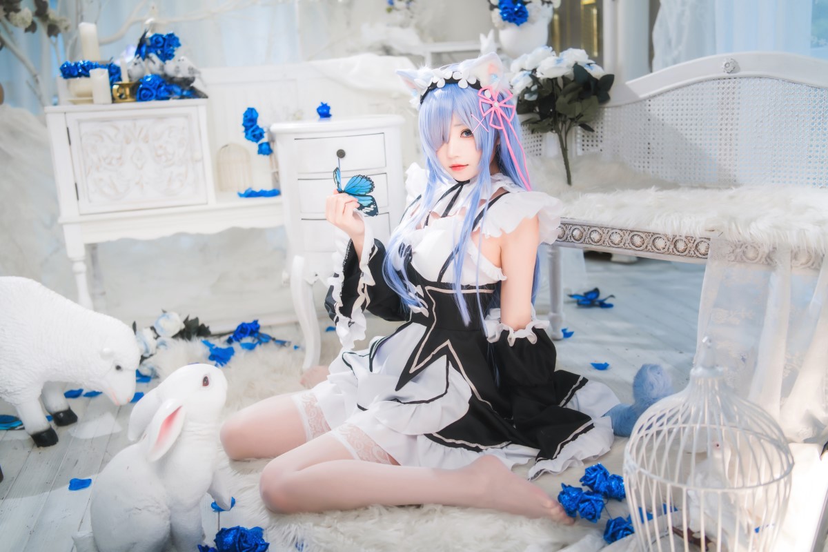 Coser@桜桃喵 Vol 132 长发蕾姆 0032 8495195691.jpg