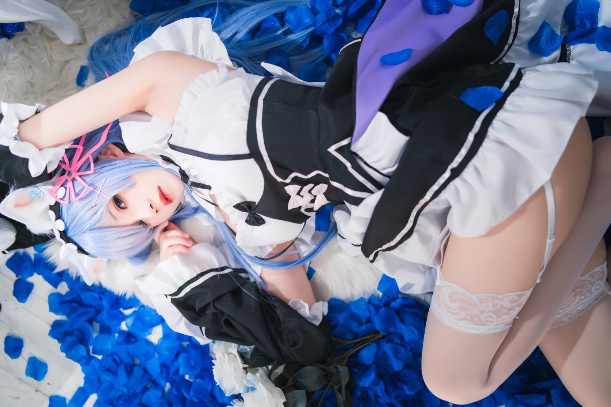 Coser@桜桃喵 Vol 132 长发蕾姆 0088 7069147628.jpg