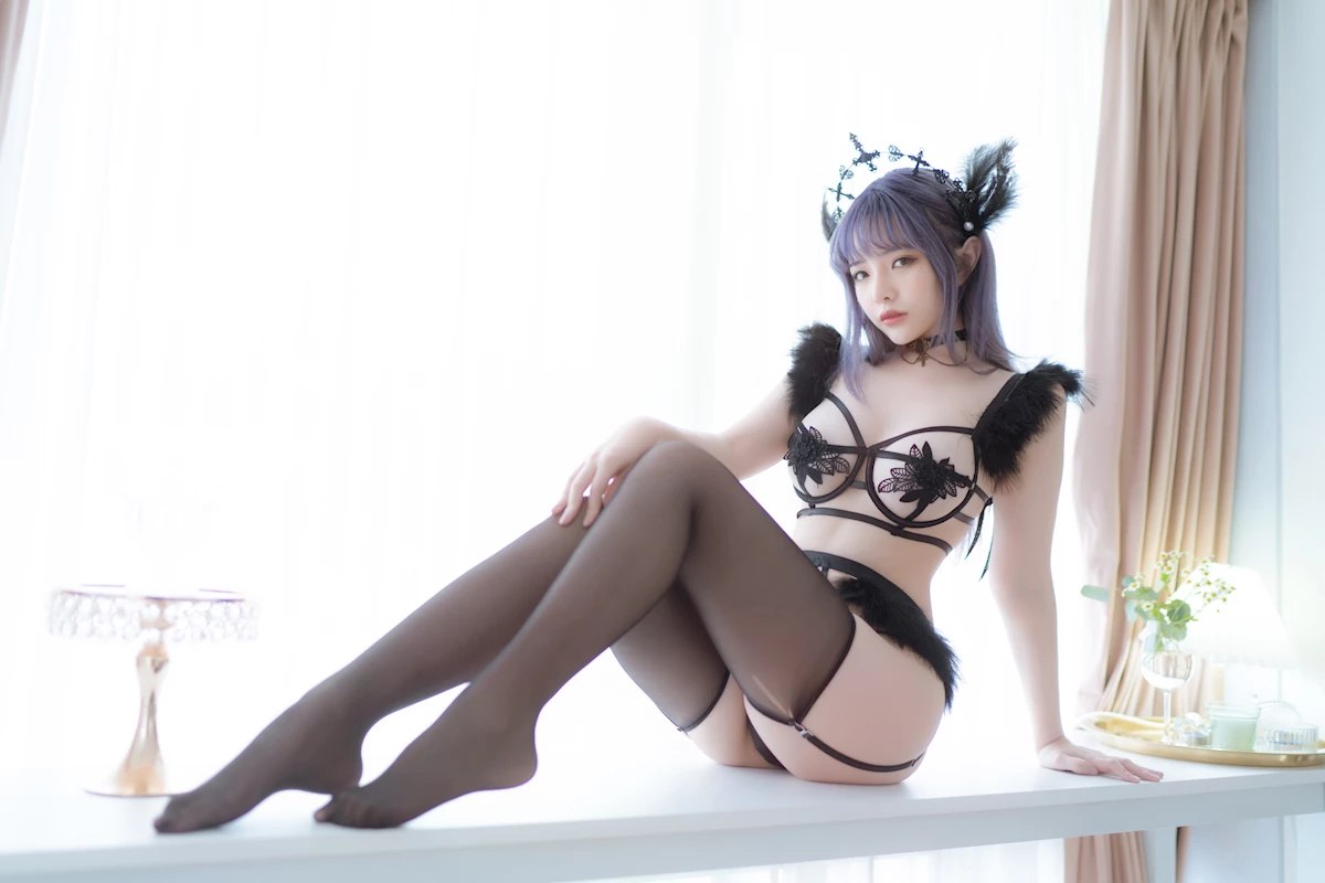 Coser@雯妹不讲道理 Vol 059 黑色天使 0005 5958103665.jpg