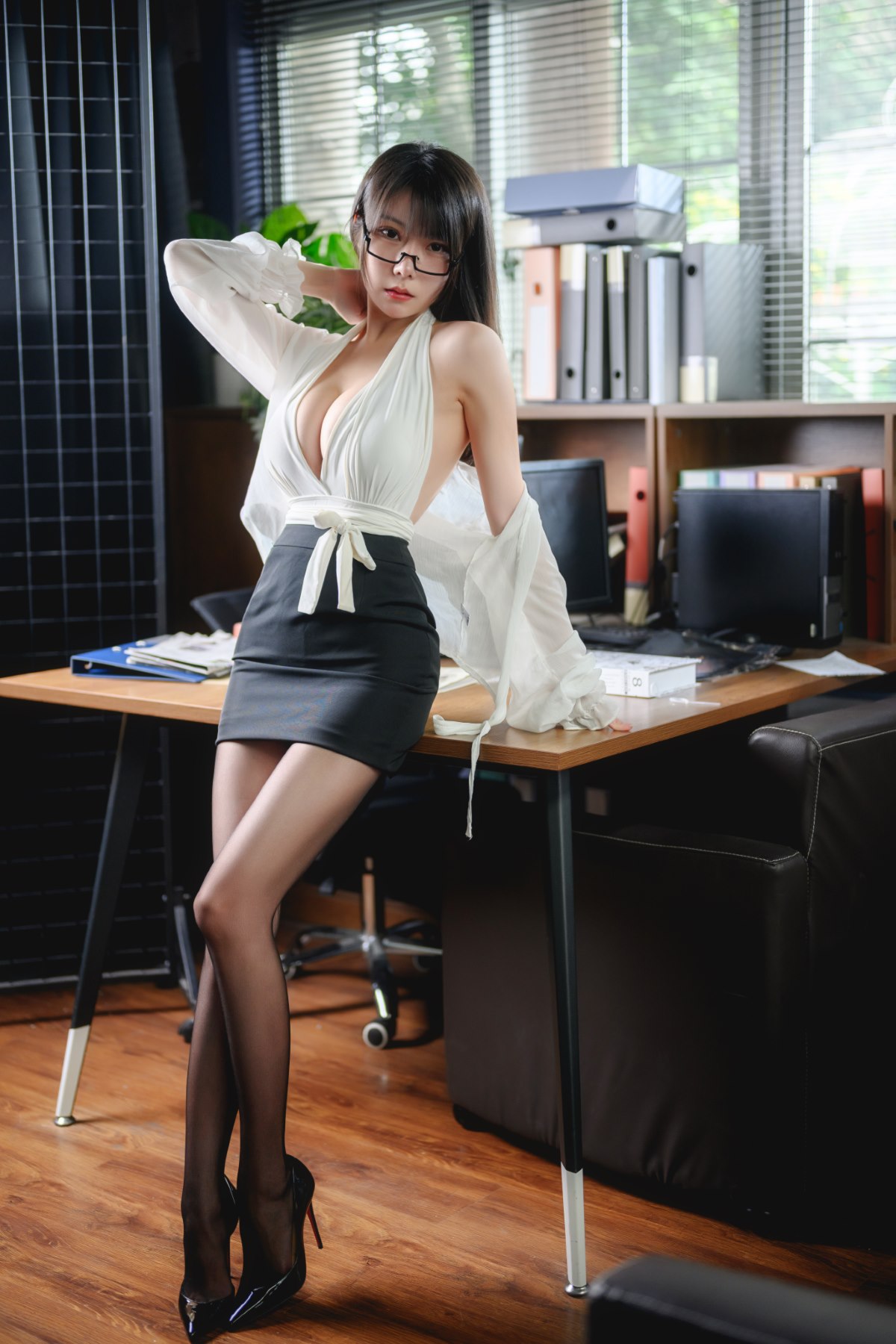 Coser@香草喵露露 Vol 48 办公室 OL3 0 0008 4104395984.jpg