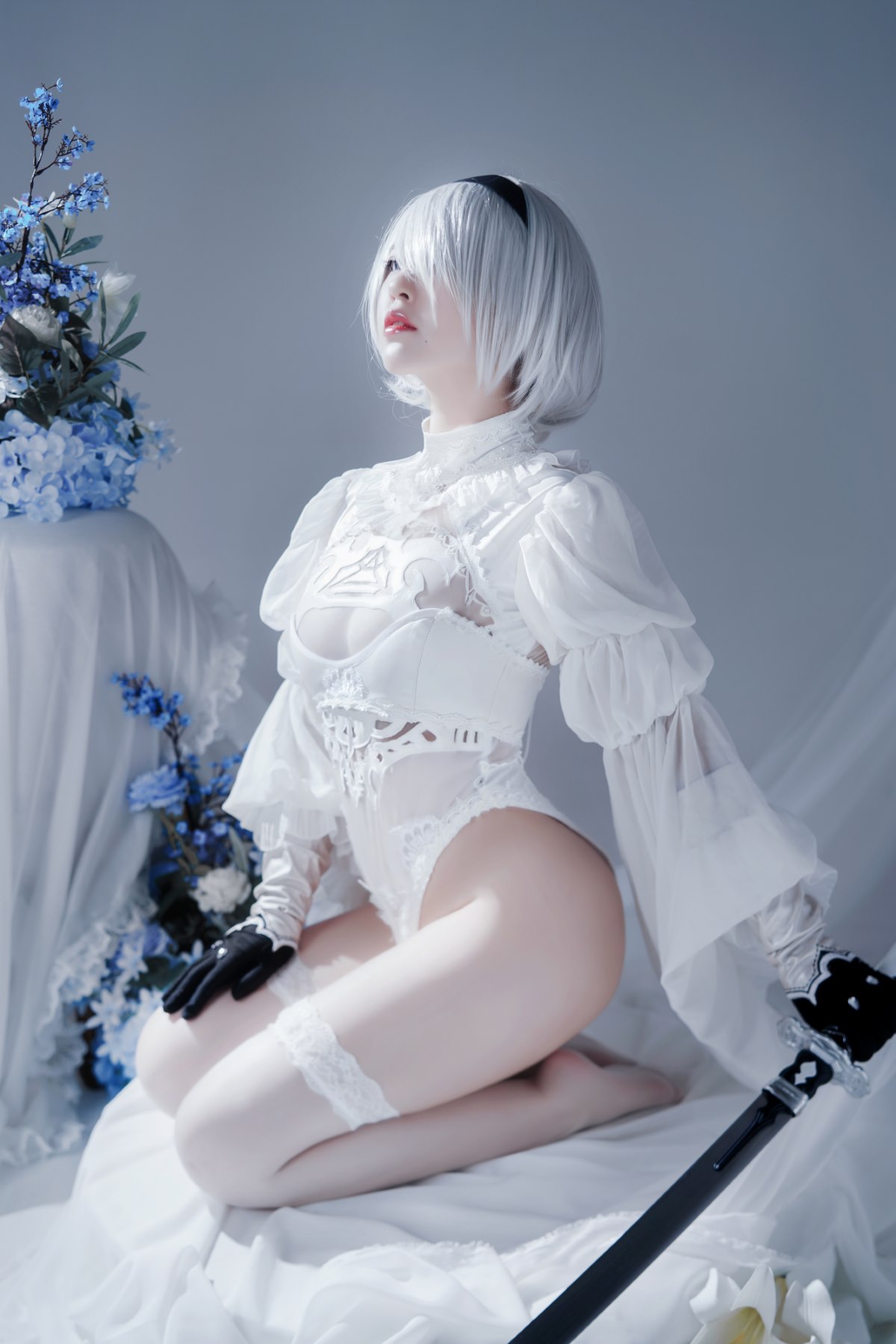 Coser@半半子 Automataヨルハ二号B型 白いドレス 0004 4410466186.jpg